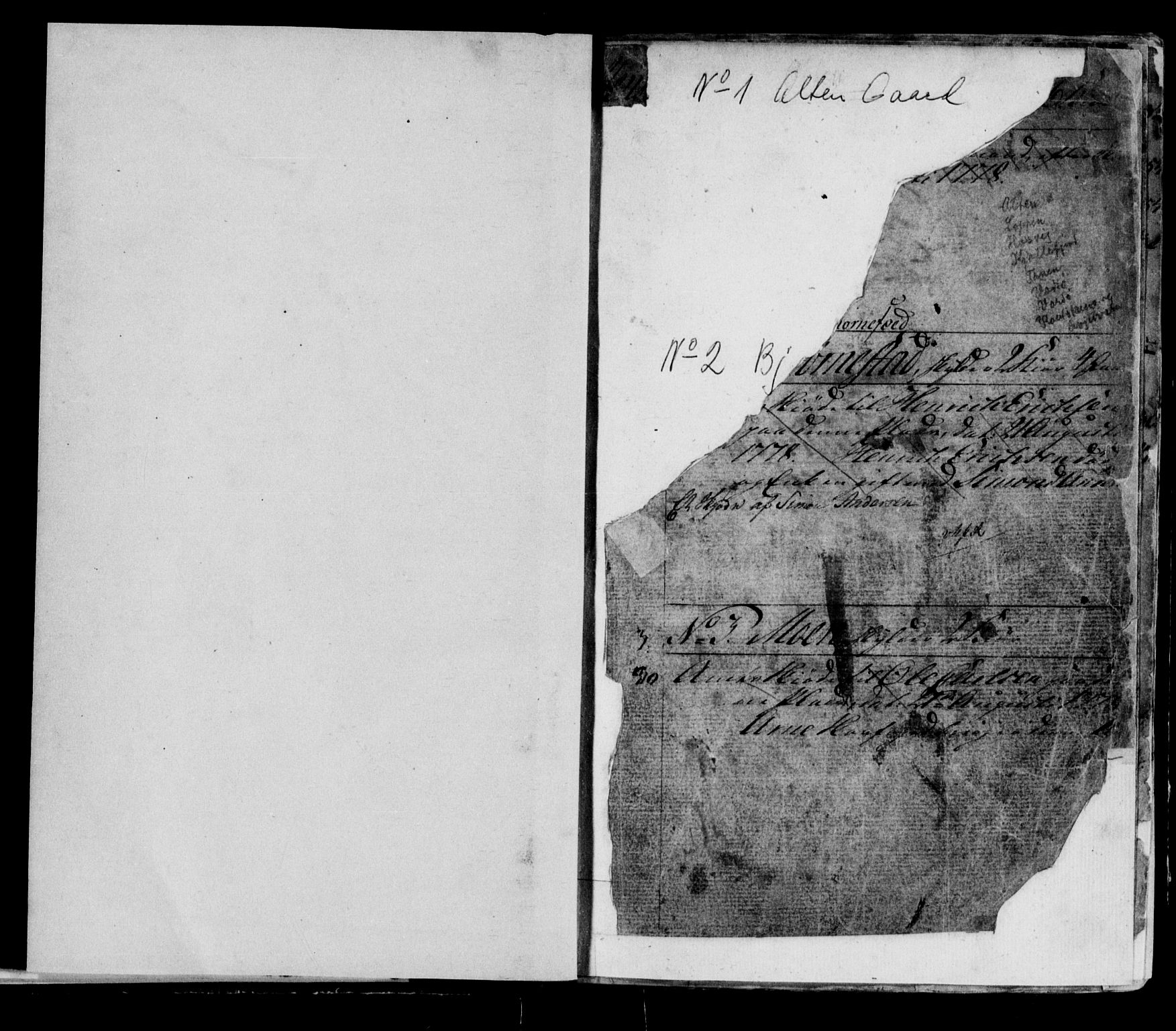 Finnmark sorenskriveri, AV/SATØ-S-0053/G/Ga/L0003pr: Panteregister nr. 3, 1776-1815, s. 1
