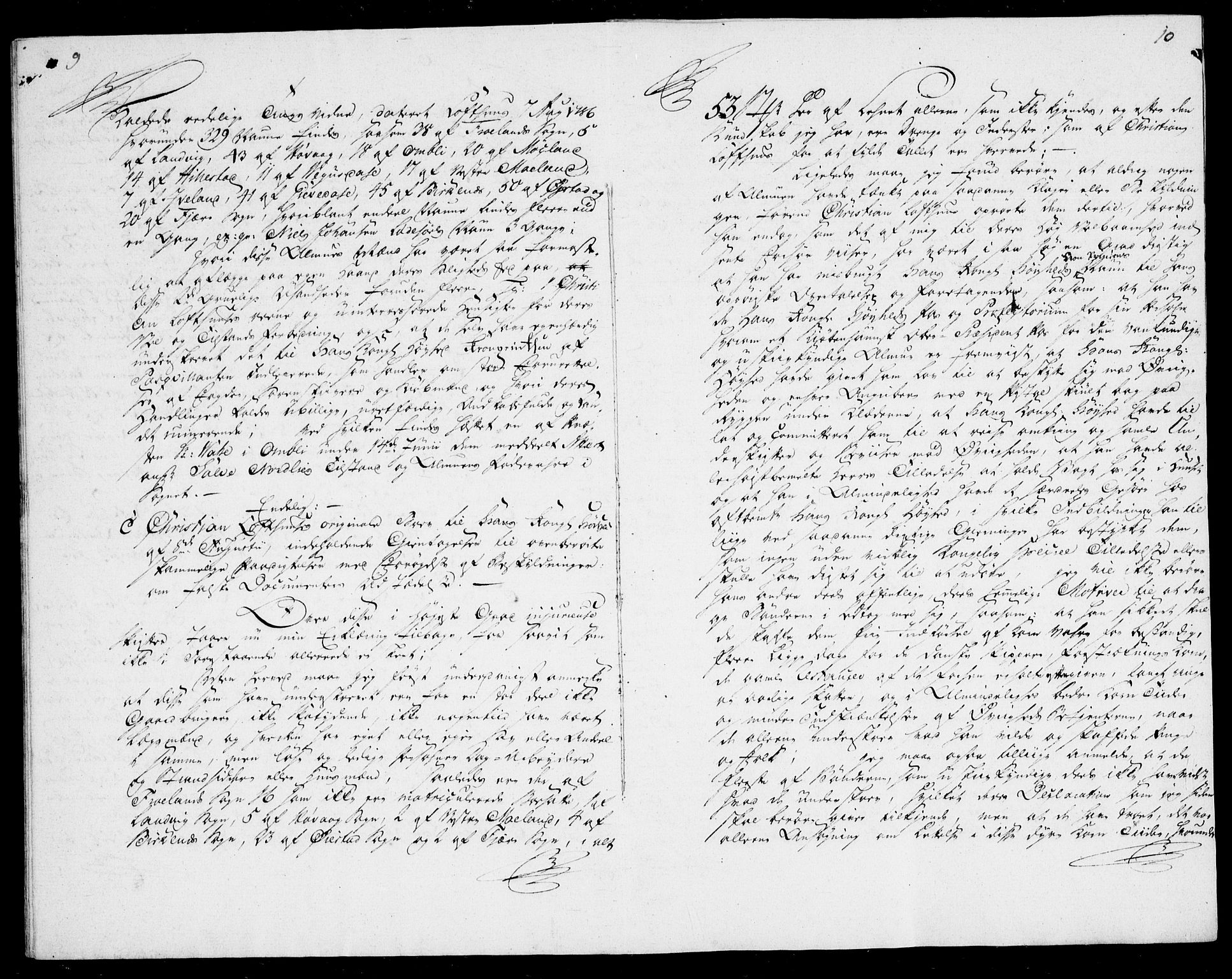 Danske Kanselli, Skapsaker, AV/RA-EA-4061/F/L0100: Skap 16, pakke 7 VI, 1770-1787, s. 9
