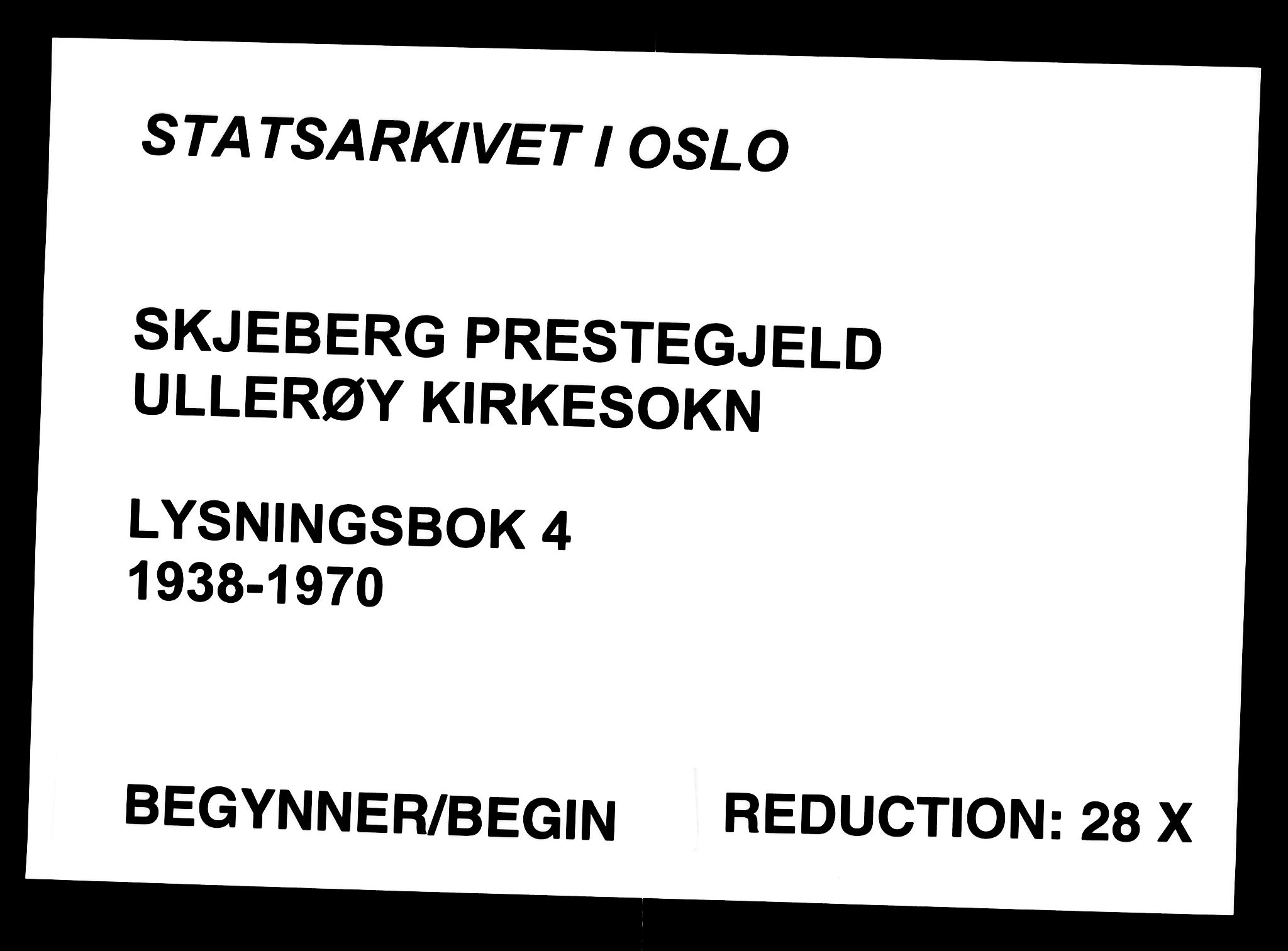 Skjeberg prestekontor Kirkebøker, AV/SAO-A-10923/H/Ha/L0004: Lysningsprotokoll nr. I 4, 1938-1970