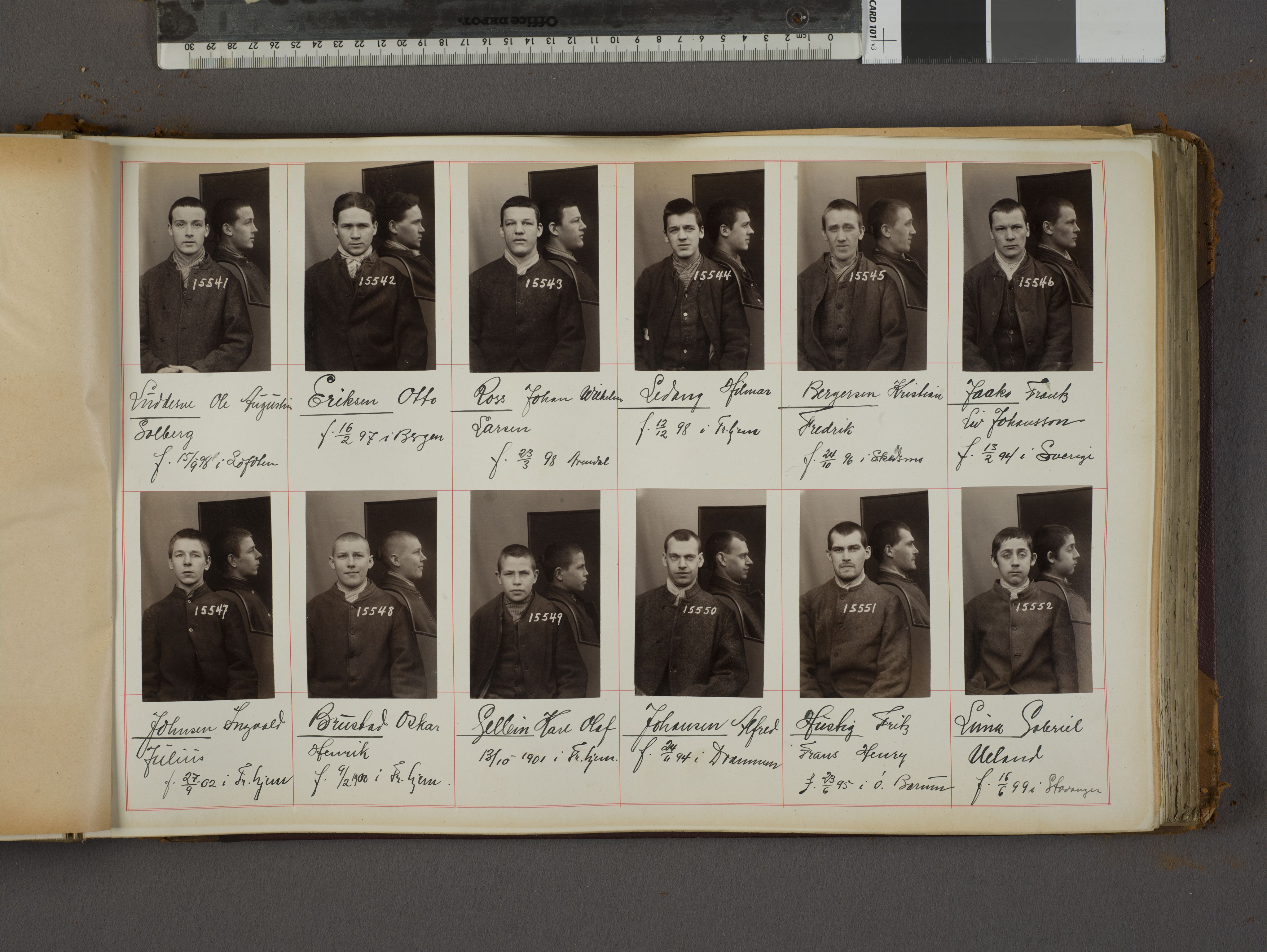 Oslo politikammer, Kriminalavdelingen, AV/SAO-A-11137/U/Ua/L0017: Forbryteralbum, 1915-1920, s. 45