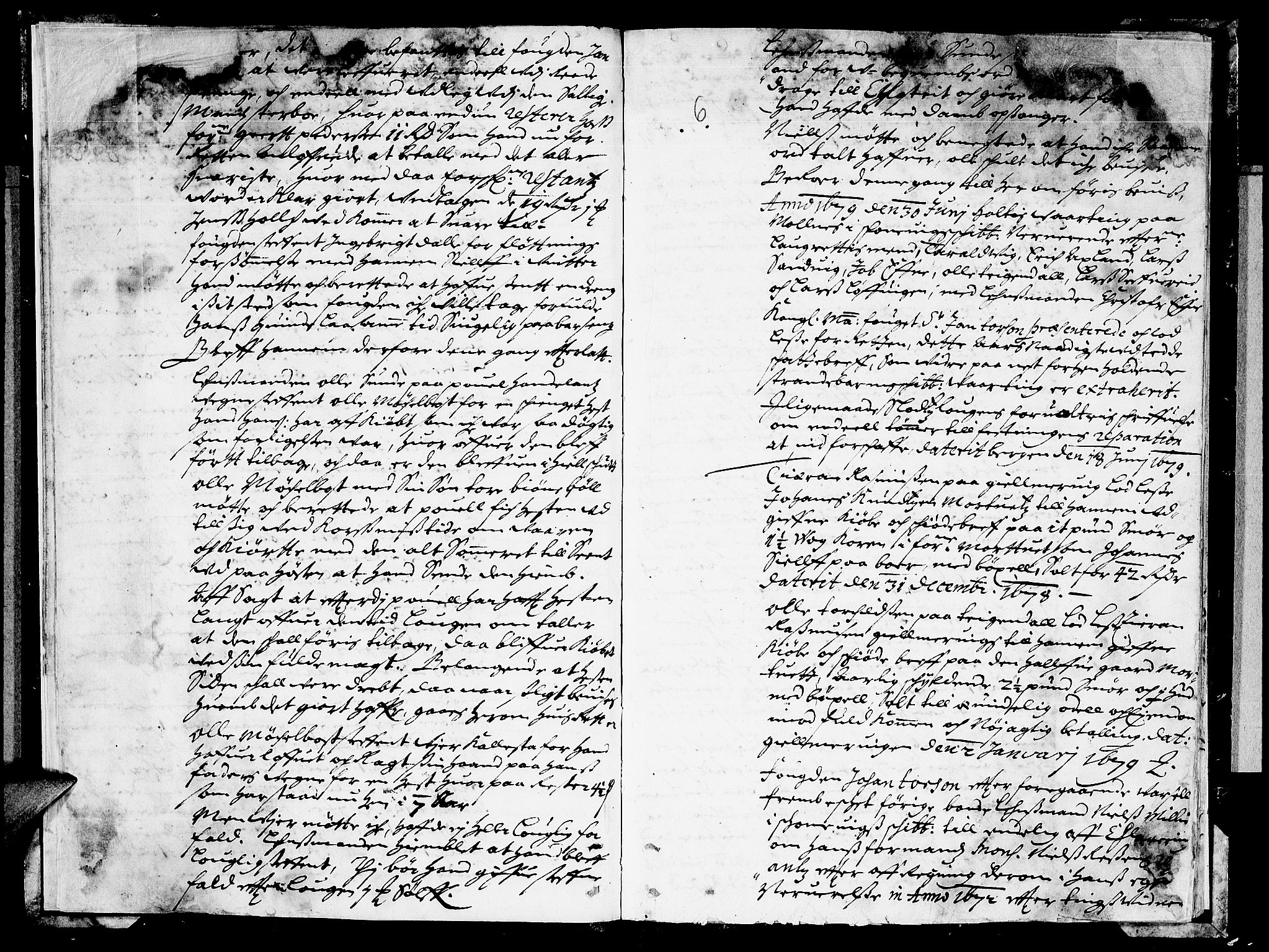 Sunnhordland sorenskrivar, AV/SAB-A-2401/1/F/Faa/L0018: Tingbøker, 1679-1680, s. 5b-6a