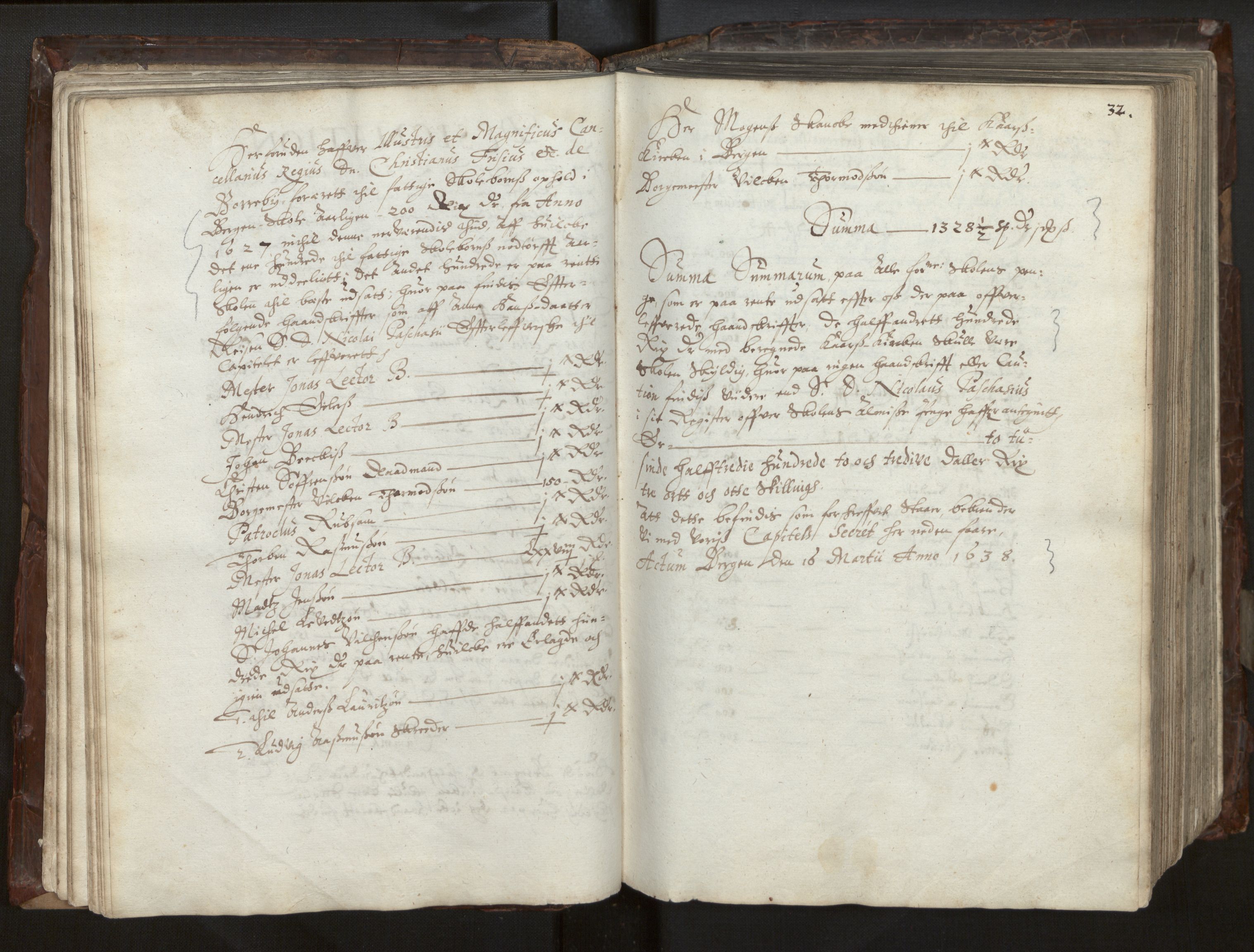 Bjørgvin biskop, AV/SAB-A-5601/Ga/L0014: Jordebøker for geistleg gods og andre rekneskapsprotokollar, 1609-1737, s. 31b-32a