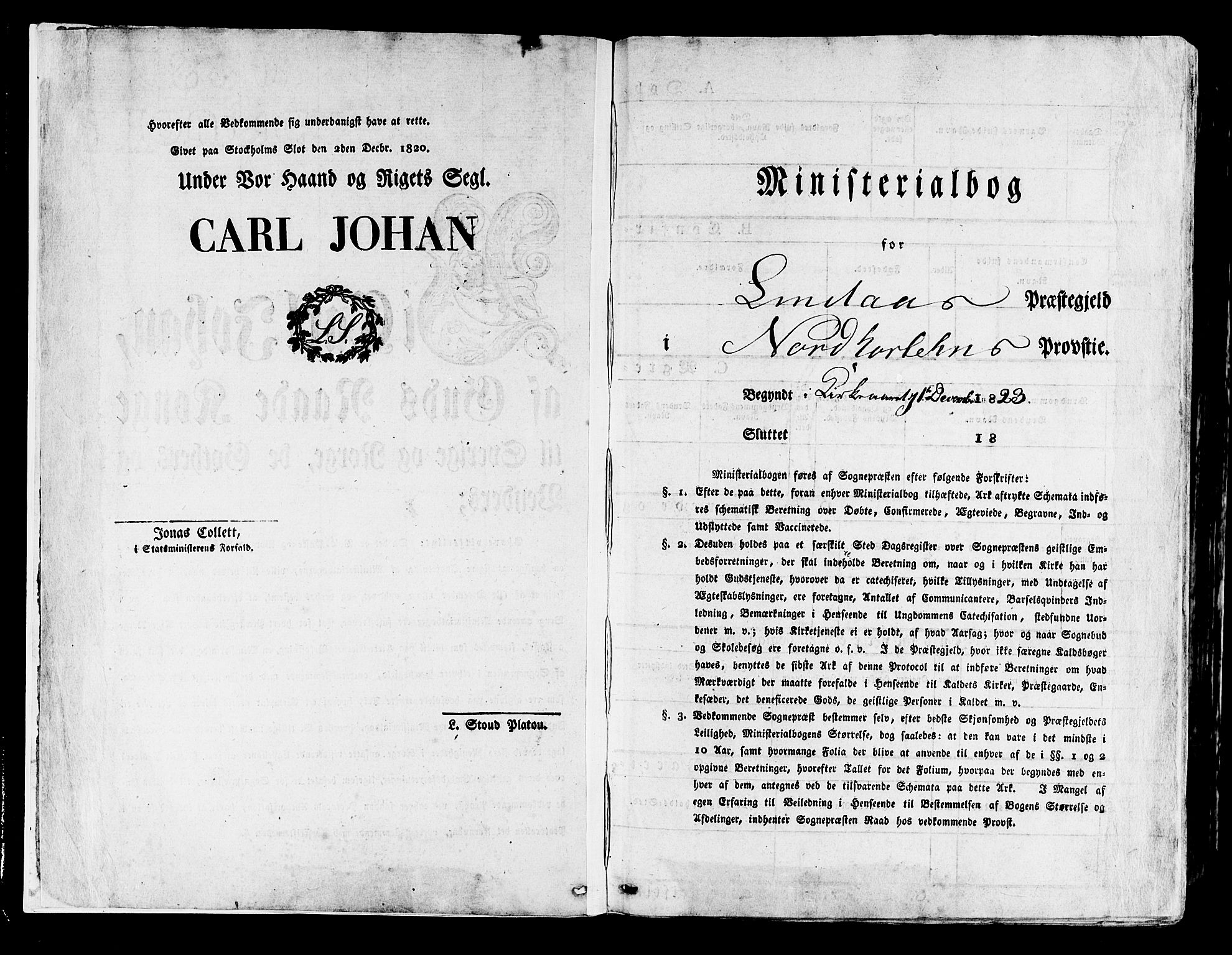 Lindås Sokneprestembete, AV/SAB-A-76701/H/Haa/Haaa/L0008: Ministerialbok nr. A 8, 1823-1836