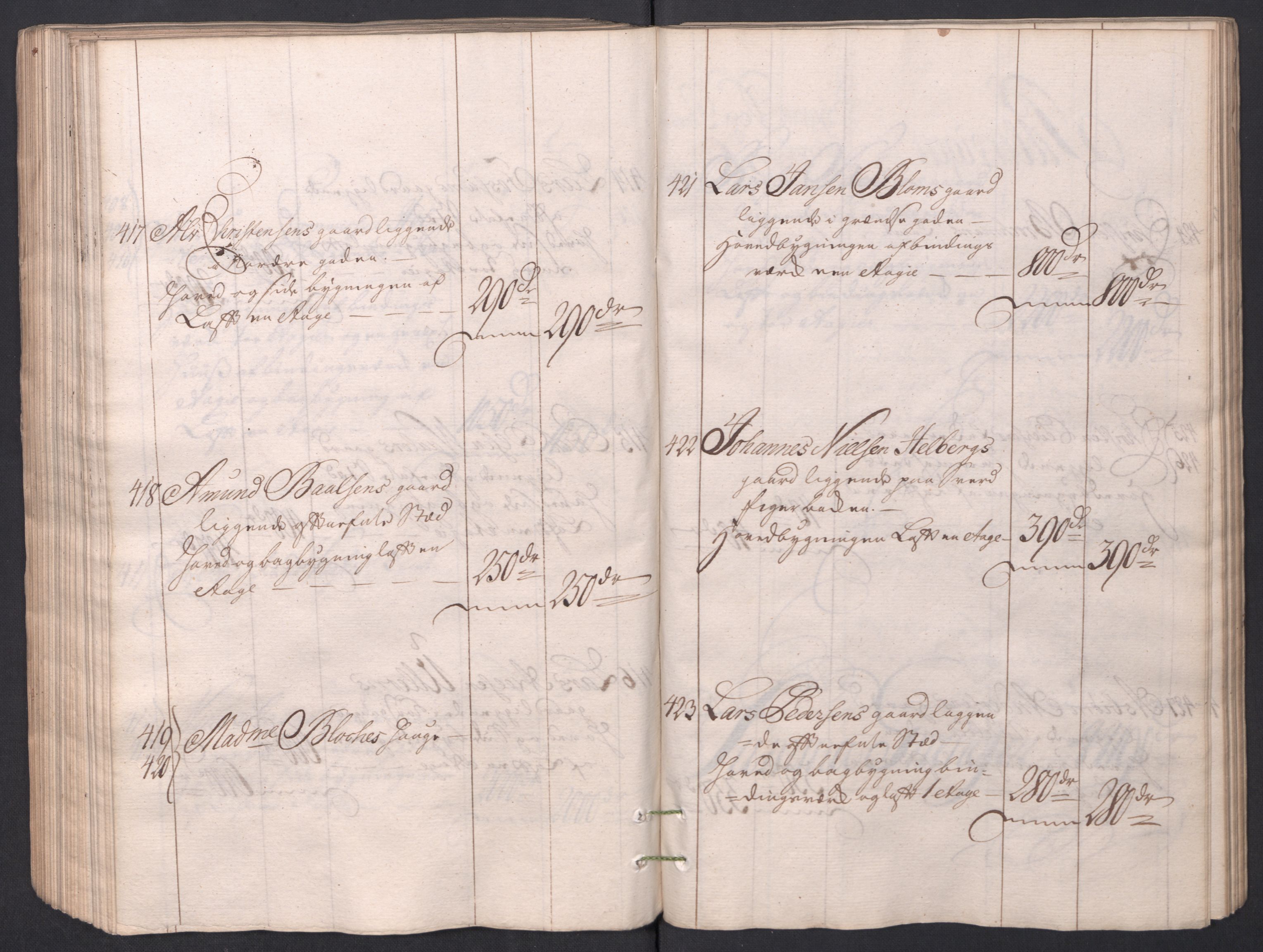 Kristiania stiftamt, AV/SAO-A-10386/I/Ia/L0001/0002: Branntakster / Christiania, 1766-1767