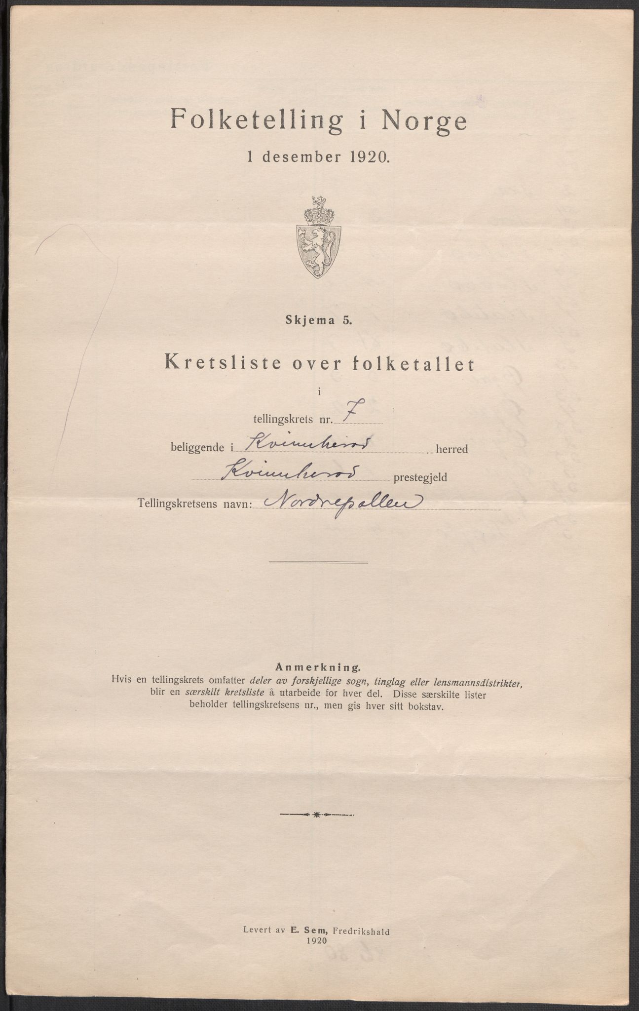 SAB, Folketelling 1920 for 1224 Kvinnherad herred, 1920, s. 22