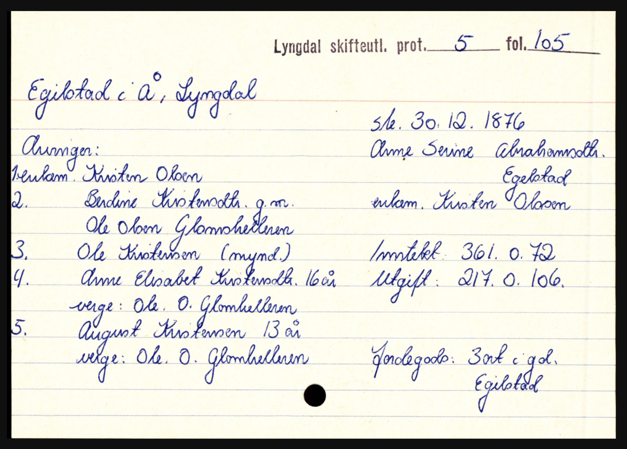 Lyngdal sorenskriveri, SAK/1221-0004/H, s. 1867