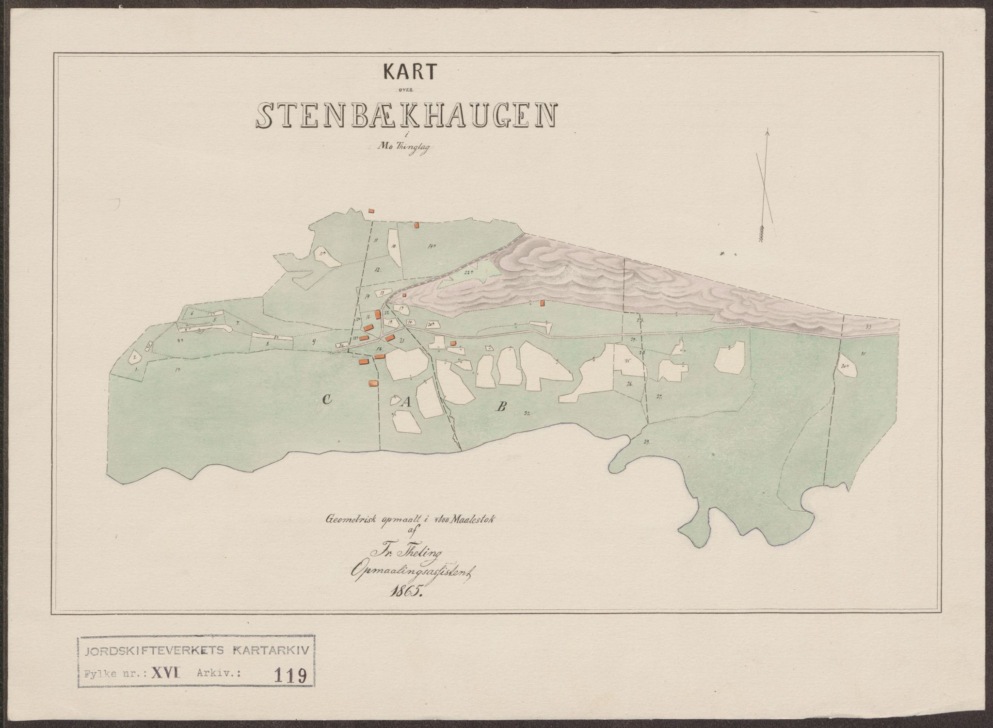 Jordskifteverkets kartarkiv, RA/S-3929/T, 1859-1988, s. 210