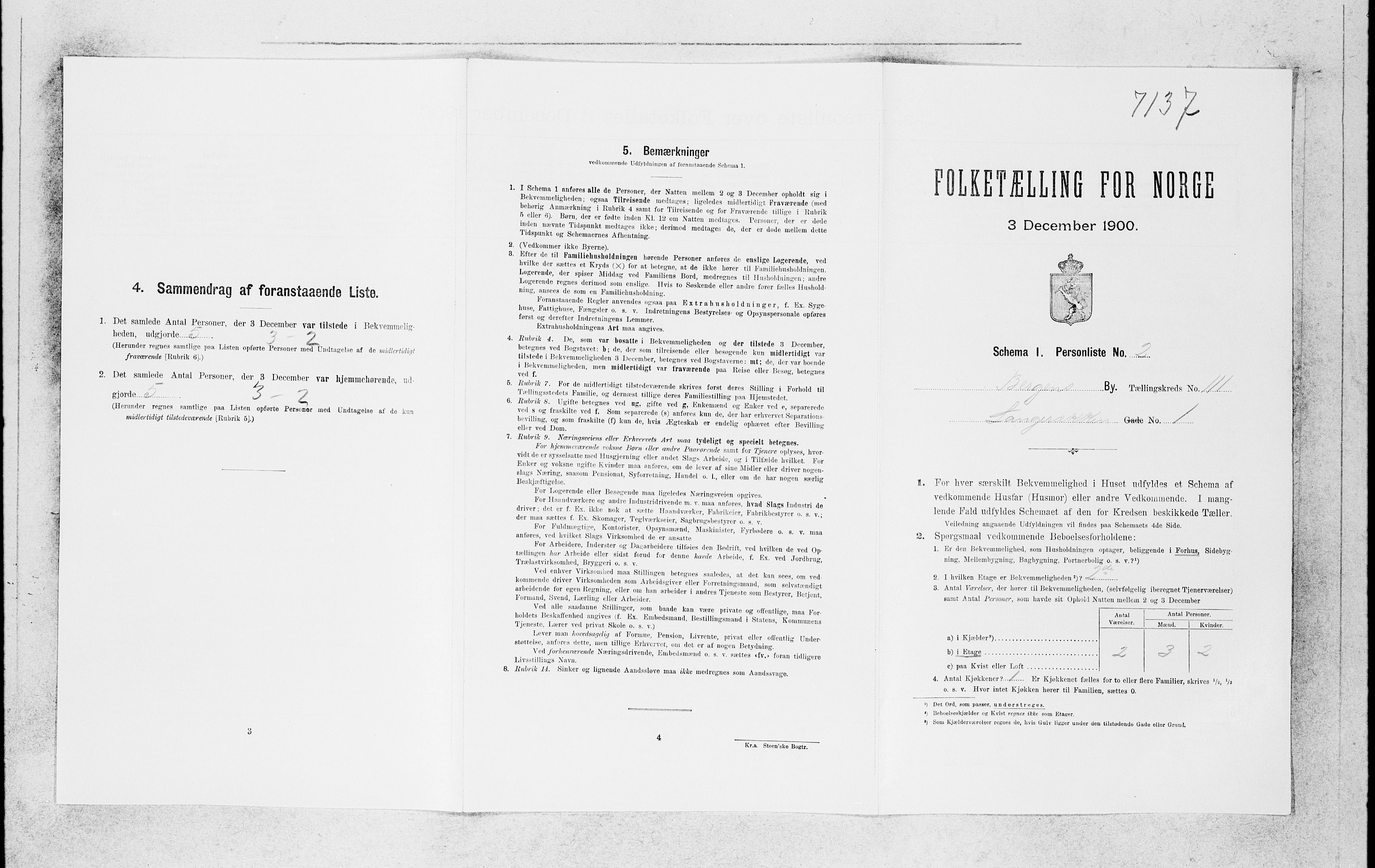 SAB, Folketelling 1900 for 1301 Bergen kjøpstad, 1900, s. 23118