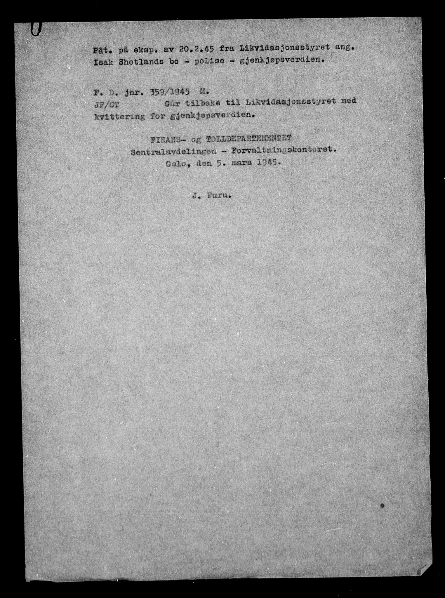 Justisdepartementet, Tilbakeføringskontoret for inndratte formuer, AV/RA-S-1564/H/Hc/Hcb/L0915: --, 1945-1947, s. 559