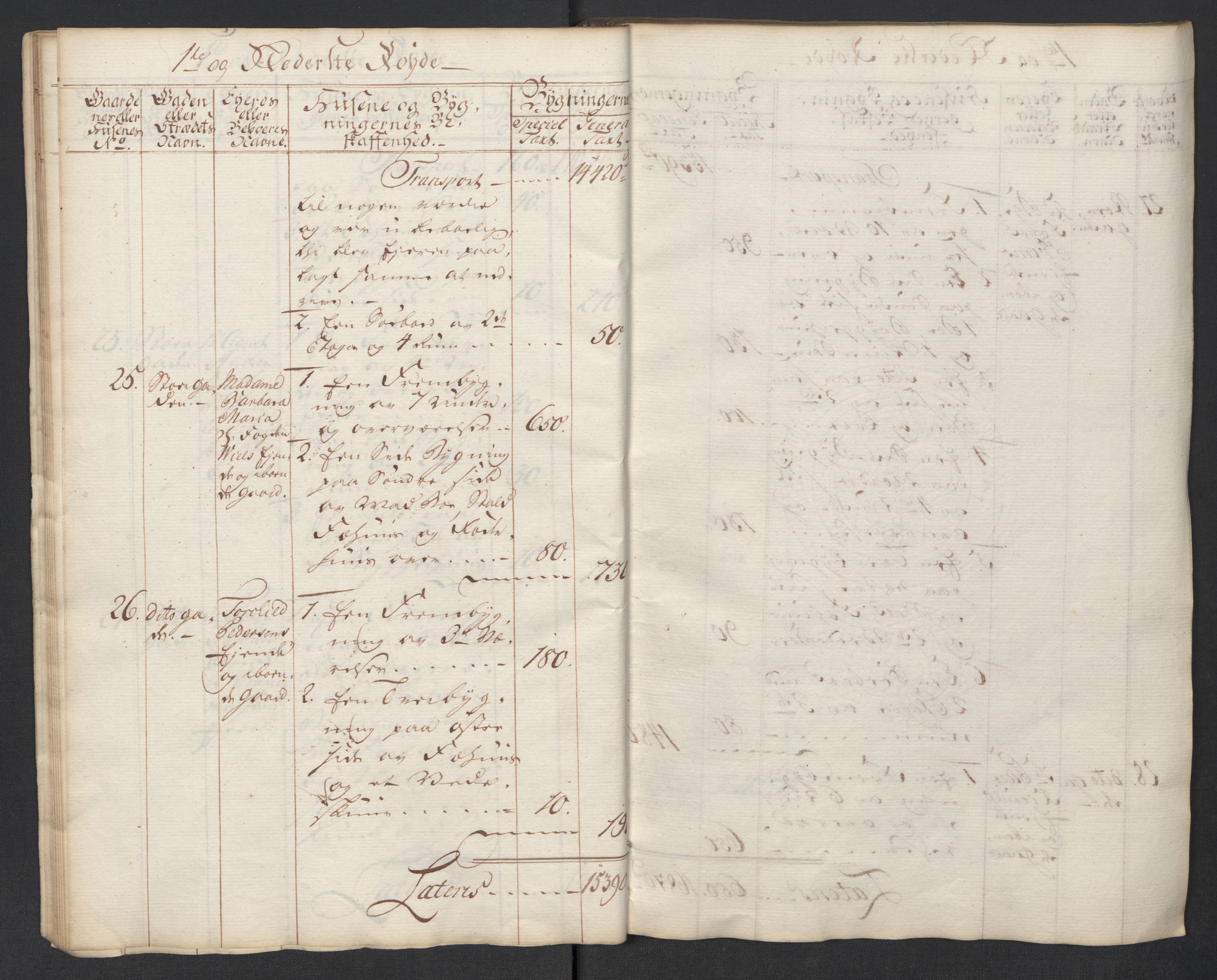 Kommersekollegiet, Brannforsikringskontoret 1767-1814, AV/RA-EA-5458/F/Fa/L0040/0002: Moss / Branntakstprotokoll, 1767, s. 18