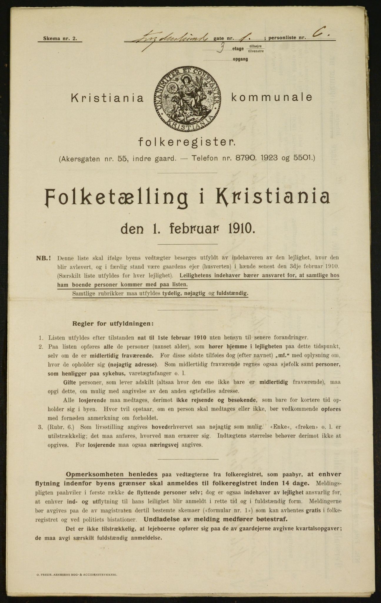OBA, Kommunal folketelling 1.2.1910 for Kristiania, 1910, s. 26185