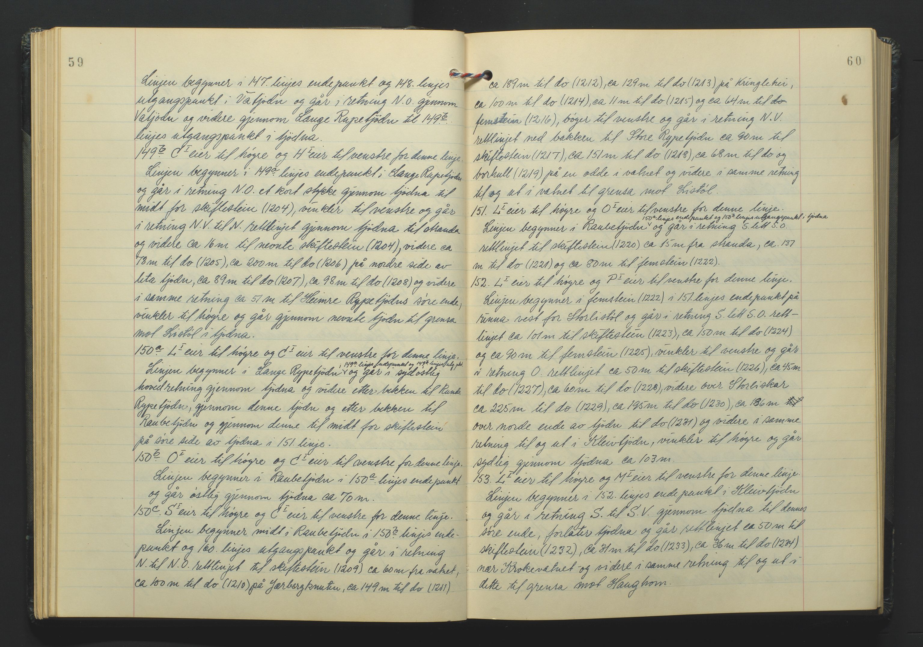 Lista jordskifterett, AV/SAK-1541-0005/F/Fa/L0003: Jordskifterettsbok Flekkefjord domssokn, med gårdsregister nr 9, 1956-1963, s. 59-60