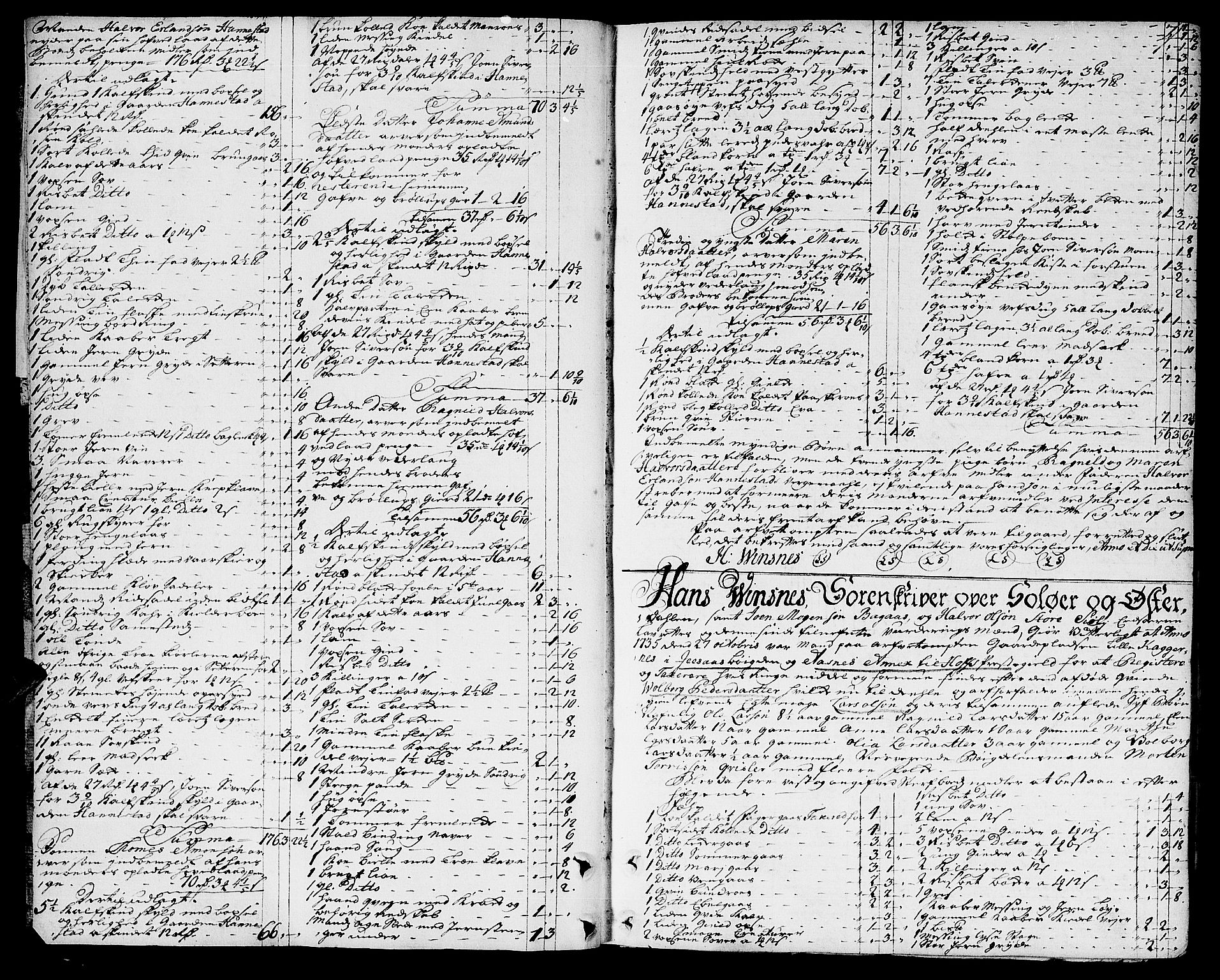 Solør og Østerdalen sorenskriveri, AV/SAH-TING-024/J/Ja/L0005: Skifteprotokoll, 1735-1738, s. 3b-4a