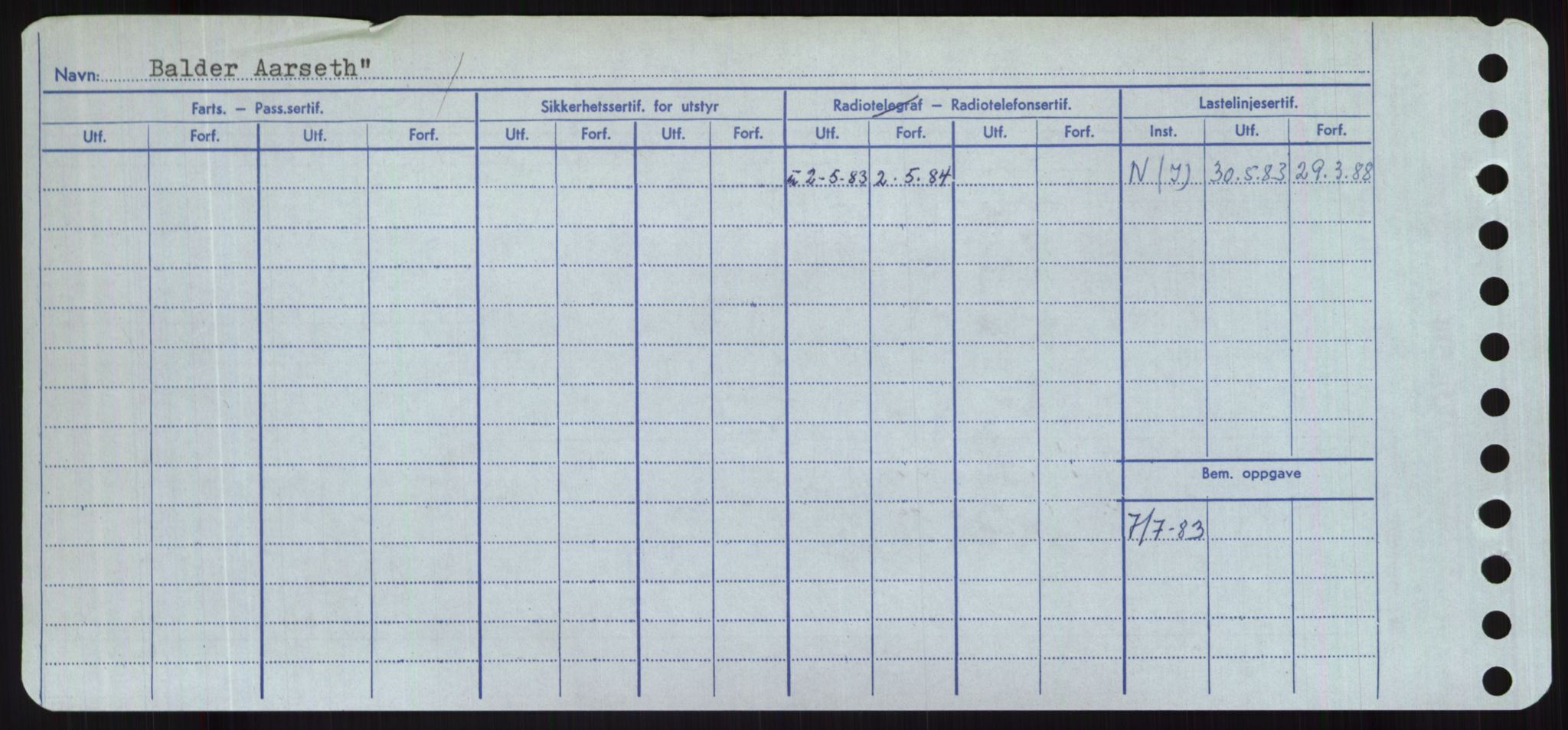 Sjøfartsdirektoratet med forløpere, Skipsmålingen, AV/RA-S-1627/H/Hd/L0003: Fartøy, B-Bev, s. 144