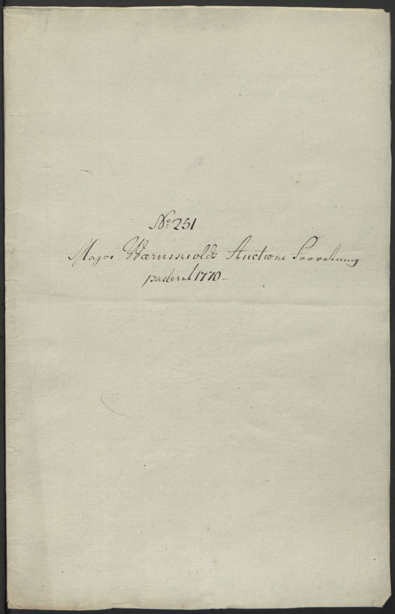 Forsvaret, Generalauditøren, RA/RAFA-1772/F/Fj/Fja/L0038: --, 1744-1821, s. 252