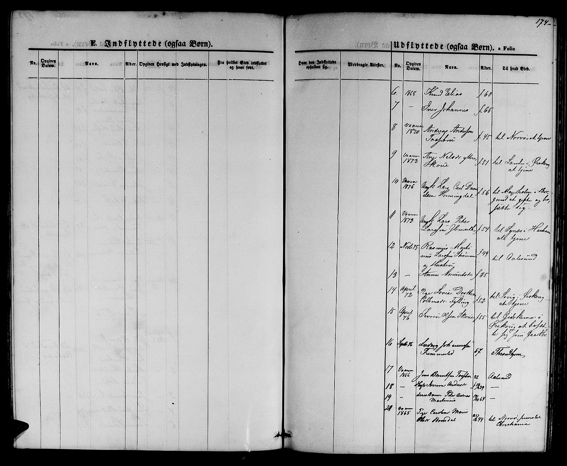 Ministerialprotokoller, klokkerbøker og fødselsregistre - Møre og Romsdal, AV/SAT-A-1454/524/L0364: Klokkerbok nr. 524C05, 1865-1879, s. 174