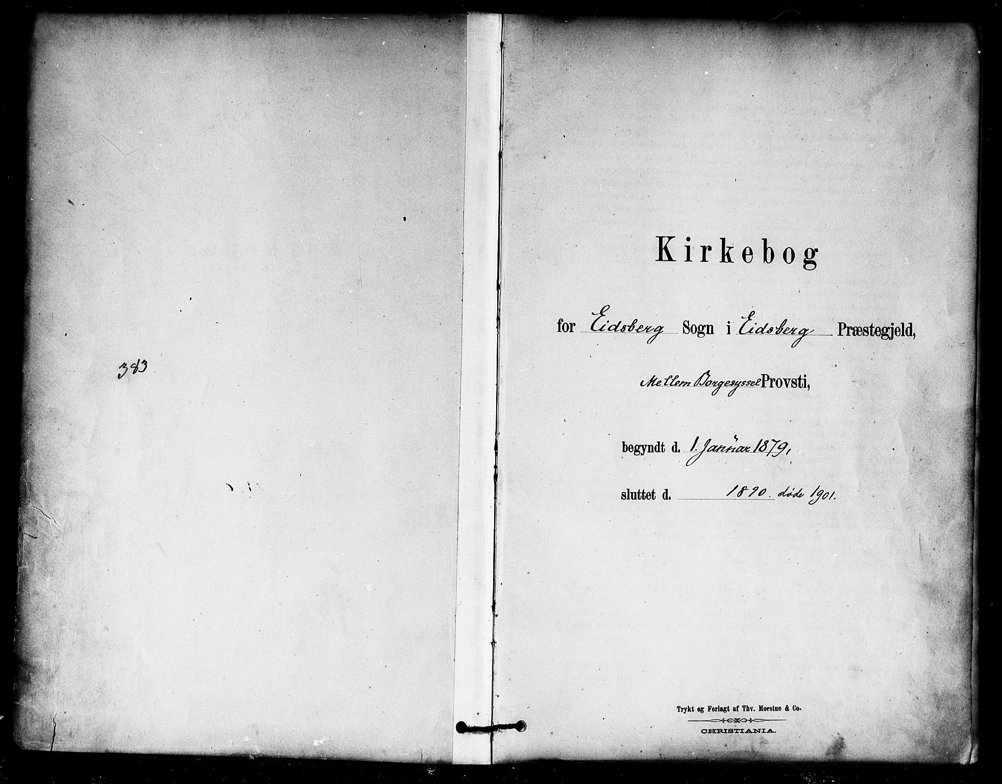 Eidsberg prestekontor Kirkebøker, SAO/A-10905/F/Fa/L0012: Ministerialbok nr. I 12, 1879-1901