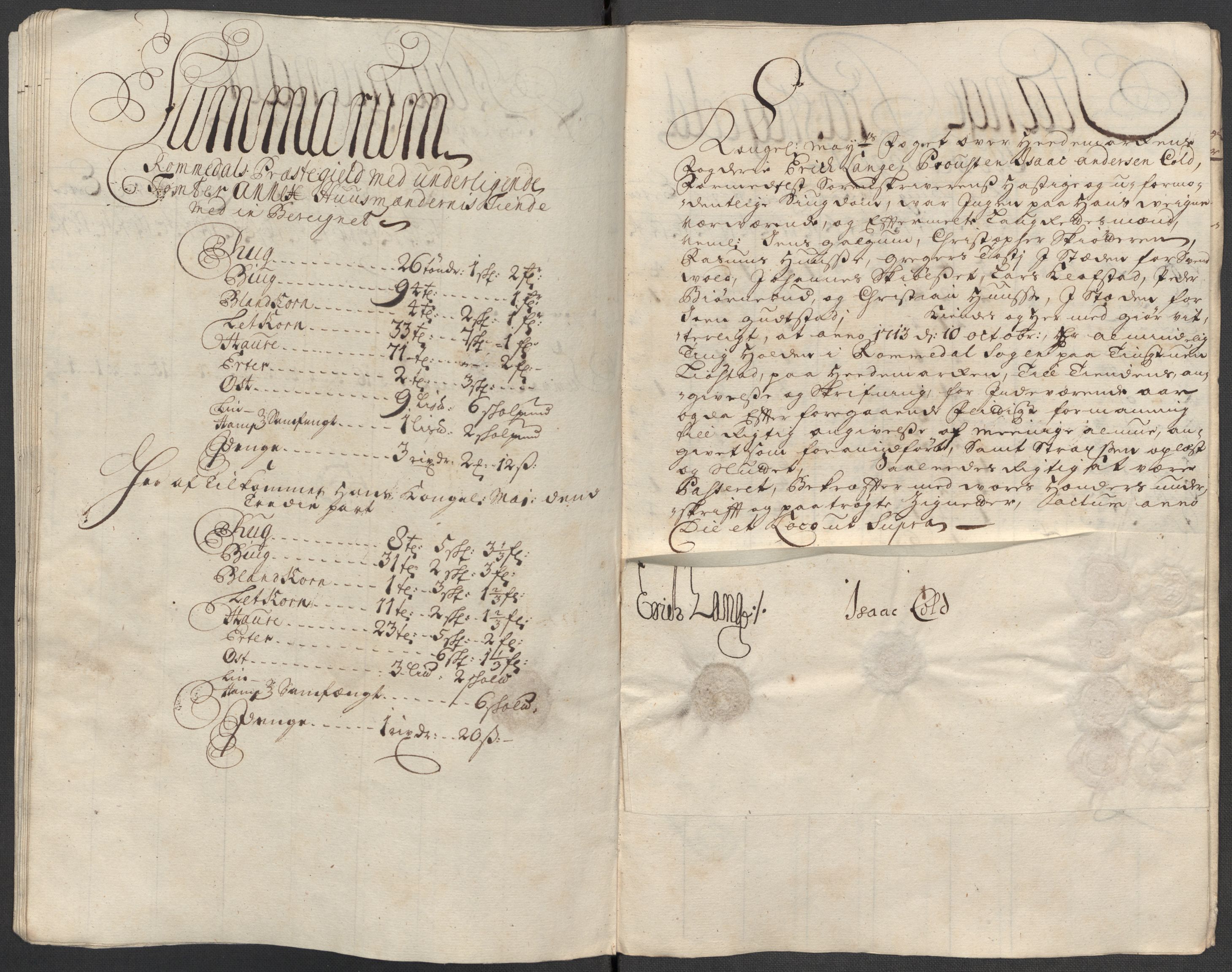 Rentekammeret inntil 1814, Reviderte regnskaper, Fogderegnskap, AV/RA-EA-4092/R16/L1050: Fogderegnskap Hedmark, 1713, s. 325