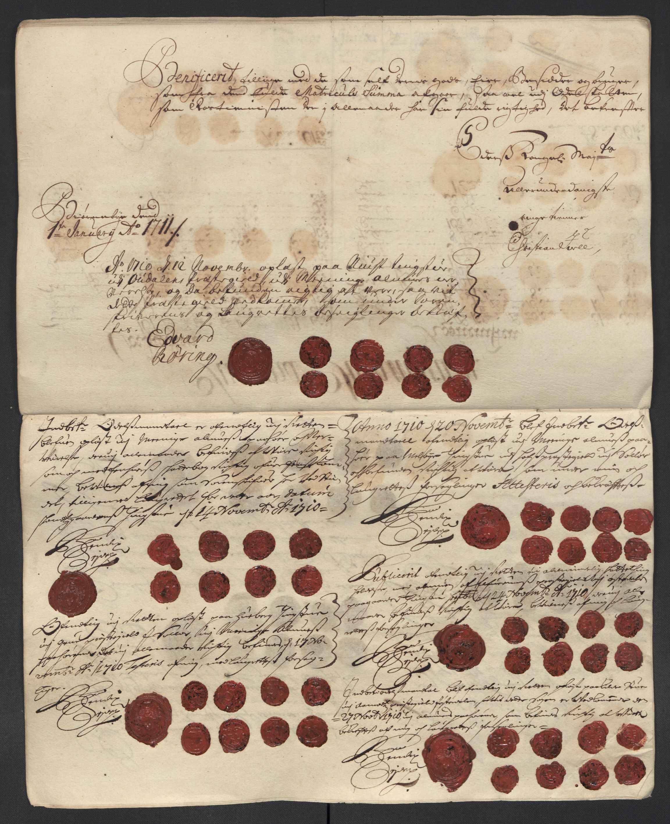 Rentekammeret inntil 1814, Reviderte regnskaper, Fogderegnskap, AV/RA-EA-4092/R13/L0847: Fogderegnskap Solør, Odal og Østerdal, 1710, s. 201