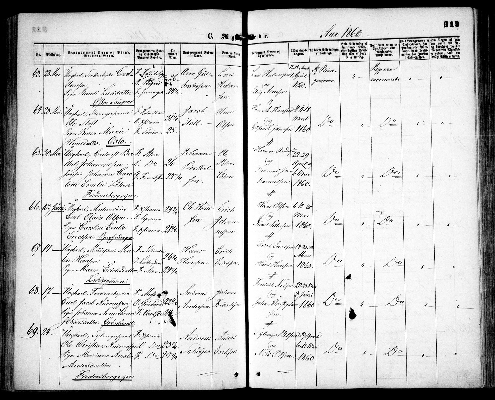 Grønland prestekontor Kirkebøker, SAO/A-10848/F/Fa/L0001: Ministerialbok nr. 1, 1859-1861, s. 312