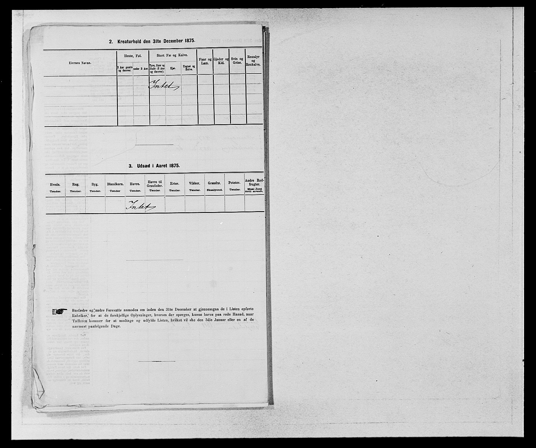 SAB, Folketelling 1875 for 1235P Voss prestegjeld, 1875, s. 461