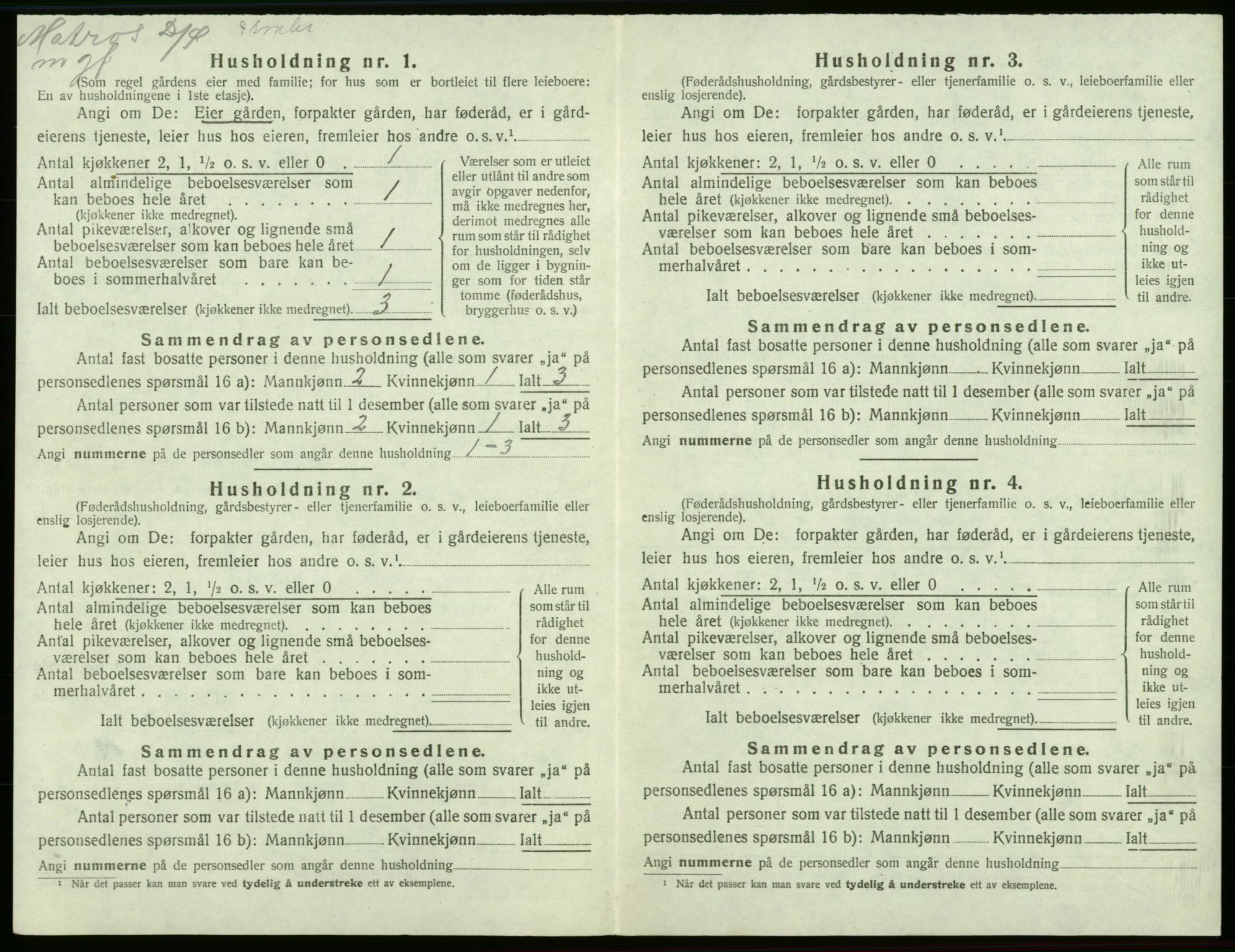 SAB, Folketelling 1920 for 1217 Valestrand herred, 1920, s. 94