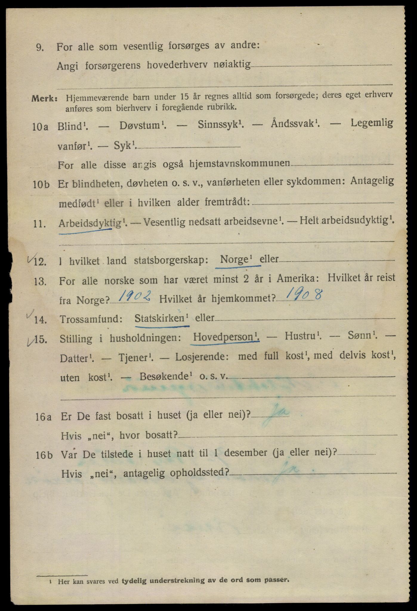 SAO, Folketelling 1920 for 0301 Kristiania kjøpstad, 1920, s. 405236