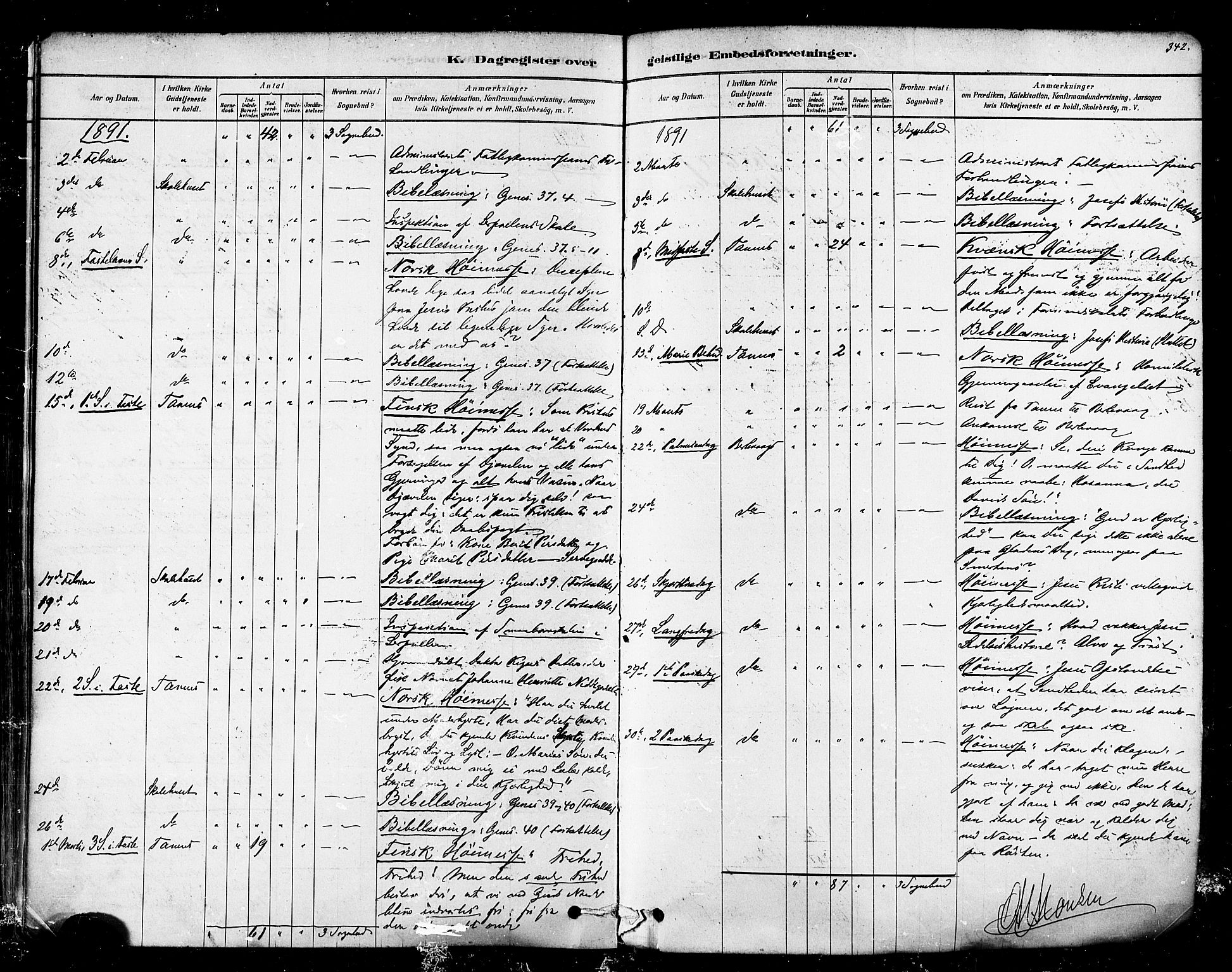 Tana sokneprestkontor, AV/SATØ-S-1334/H/Ha/L0004kirke: Ministerialbok nr. 4, 1878-1891, s. 342