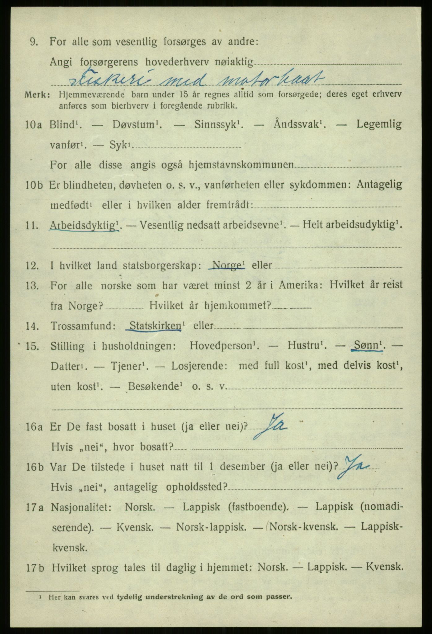 SATØ, Folketelling 1920 for 1914 Trondenes herred, 1920, s. 3490