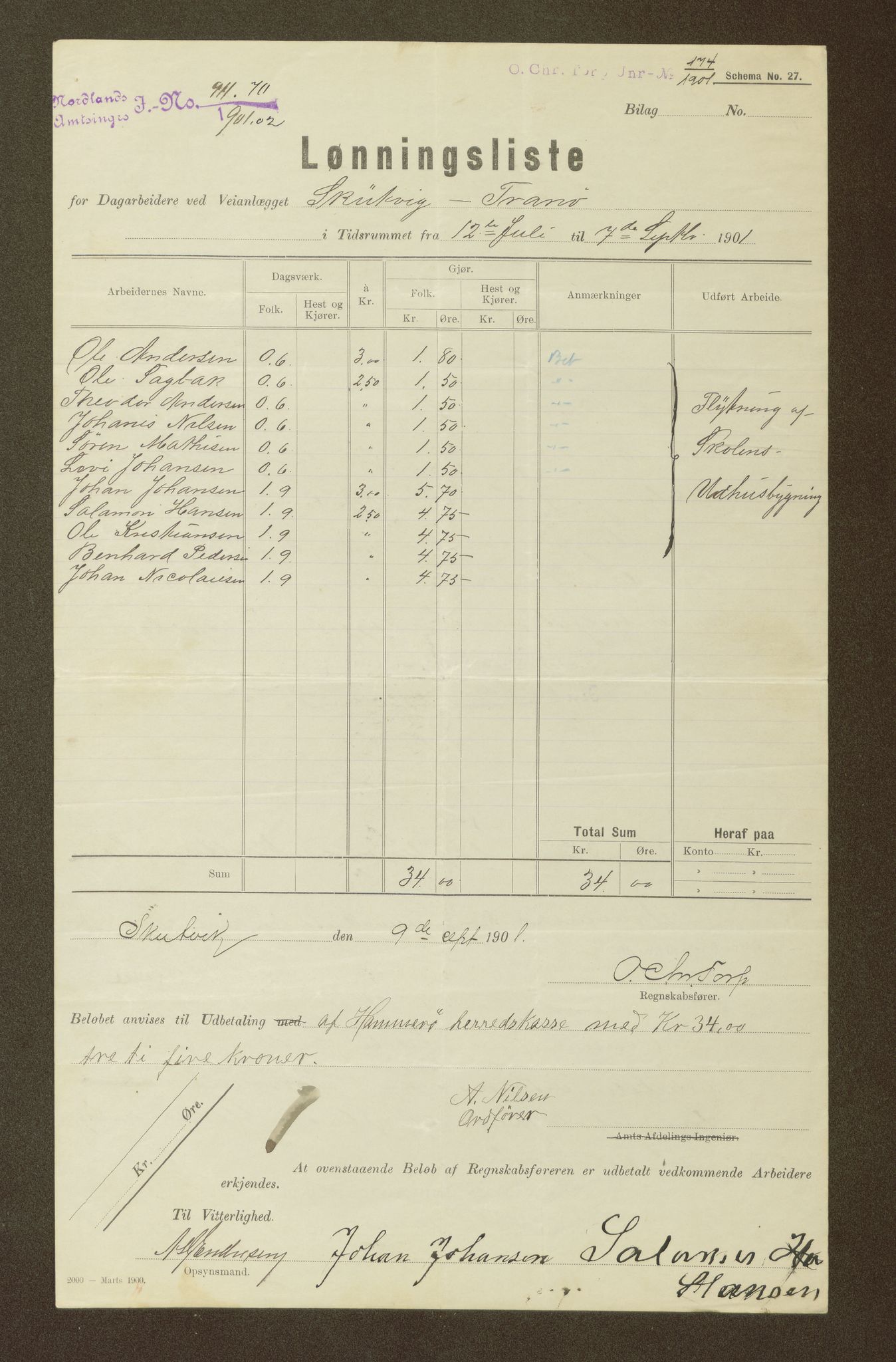 Nordland vegkontor, AV/SAT-A-4181/F/Fa/L0030: Hamarøy/Tysfjord, 1885-1948, s. 859