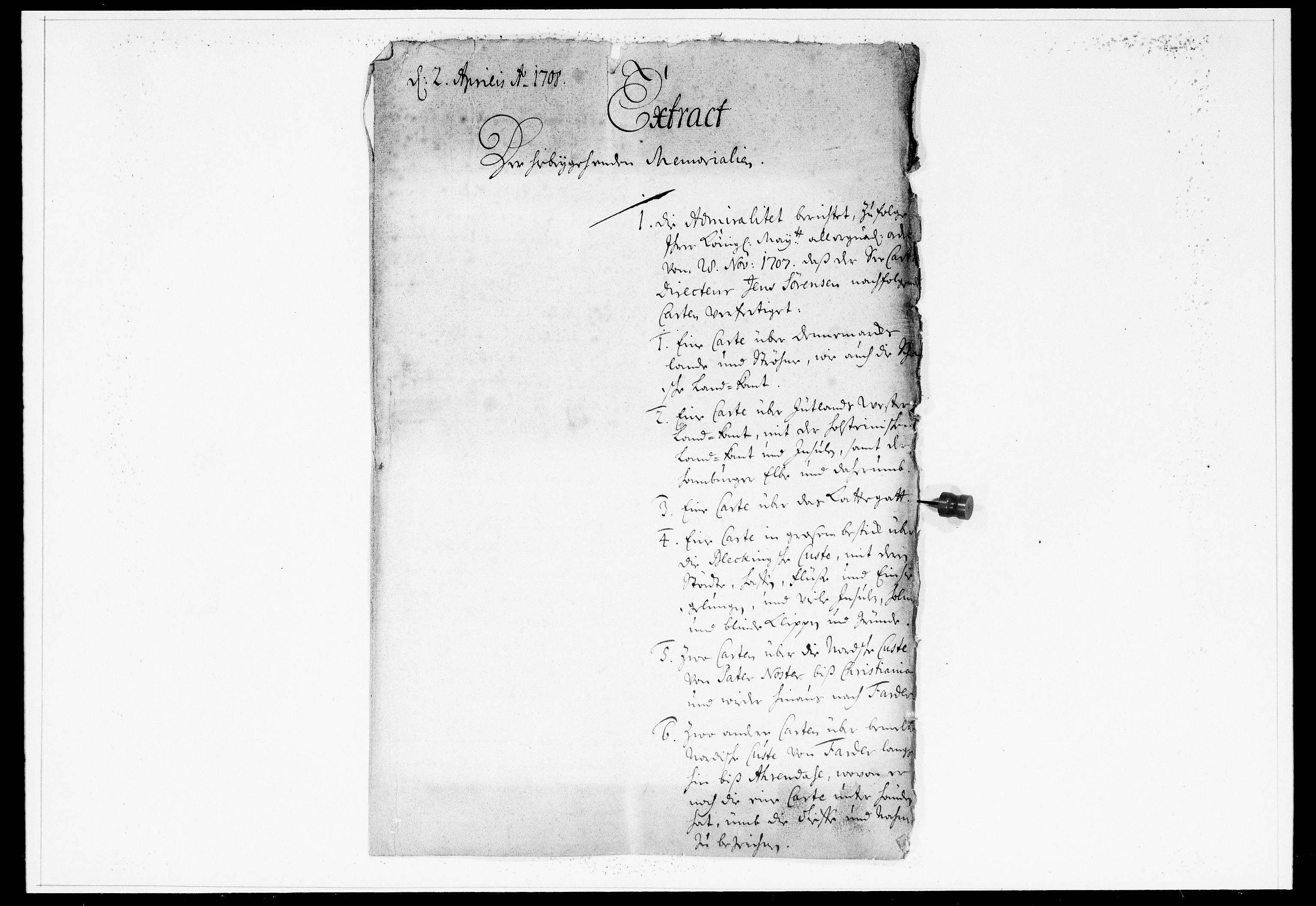 Krigskollegiet, Krigskancelliet, DRA/A-0006/-/0962-0965: Refererede sager, 1708, s. 181