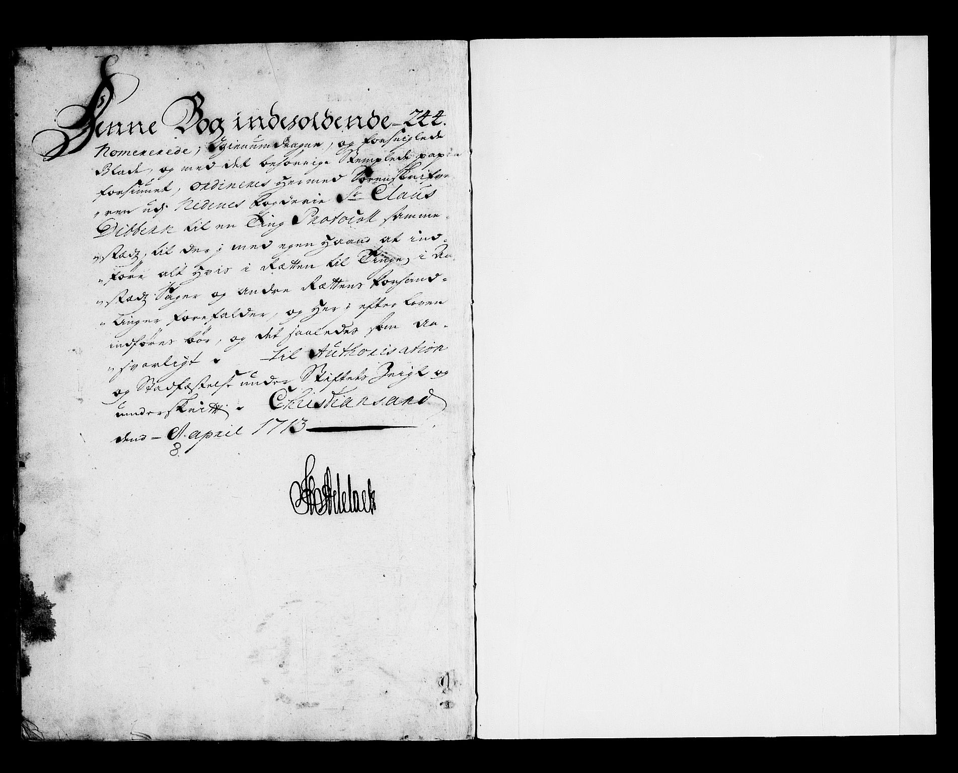 Nedenes sorenskriveri før 1824, SAK/1221-0007/F/Fa/L0016: Tingbok med register nr 11, 1713-1715, s. 241b-242a
