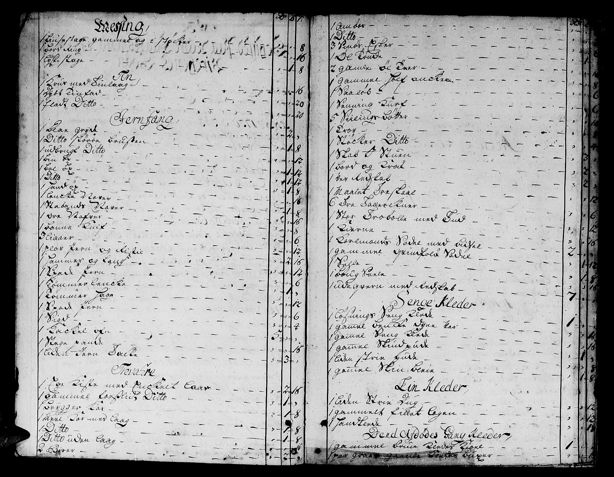 Nedenes sorenskriveri før 1824, AV/SAK-1221-0007/H/Hc/L0014: Skifteprotokoll med register nr 11, 1730-1731, s. 7b-8a