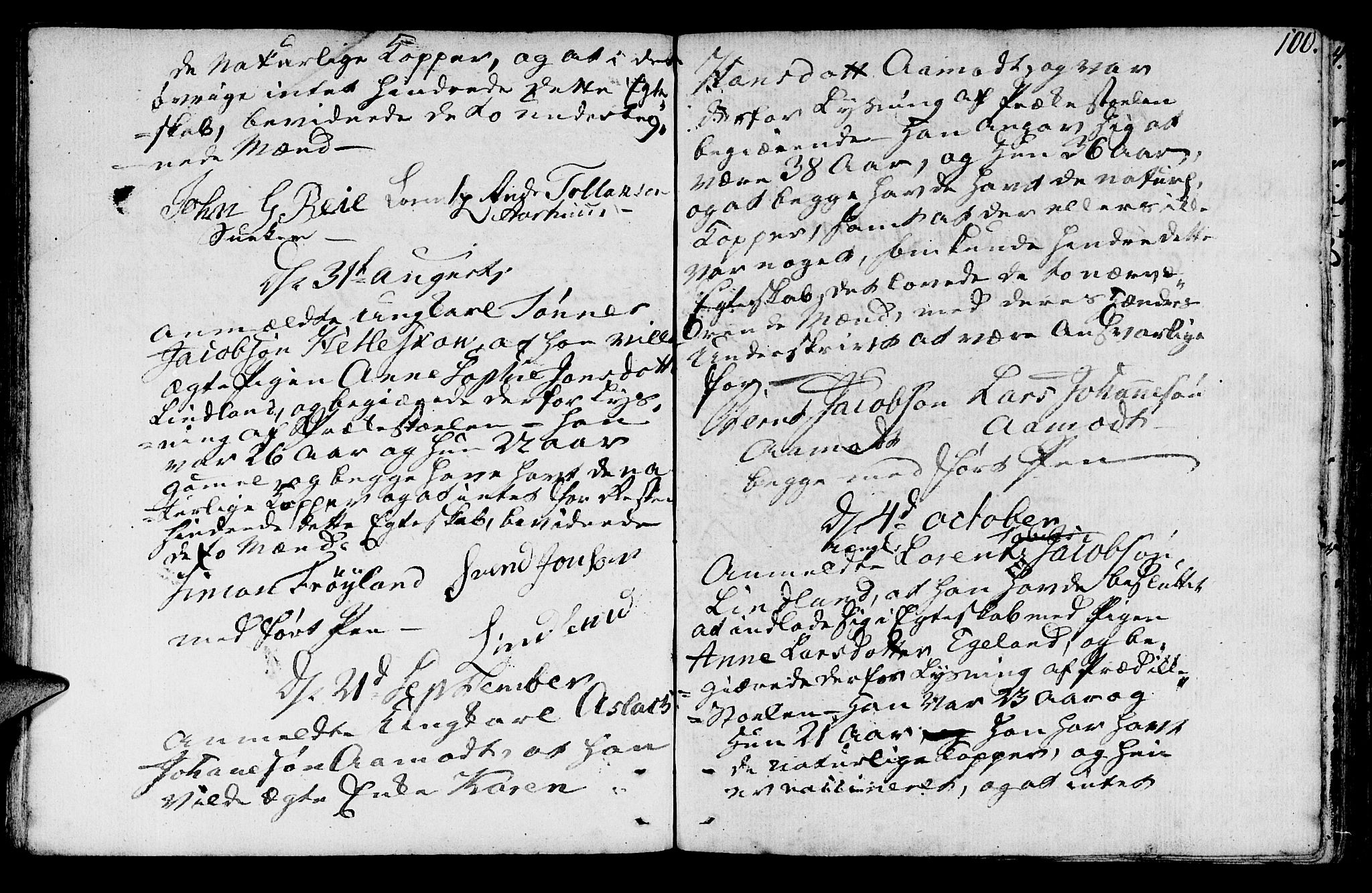 Sokndal sokneprestkontor, SAST/A-101808: Ministerialbok nr. A 5, 1806-1826, s. 100