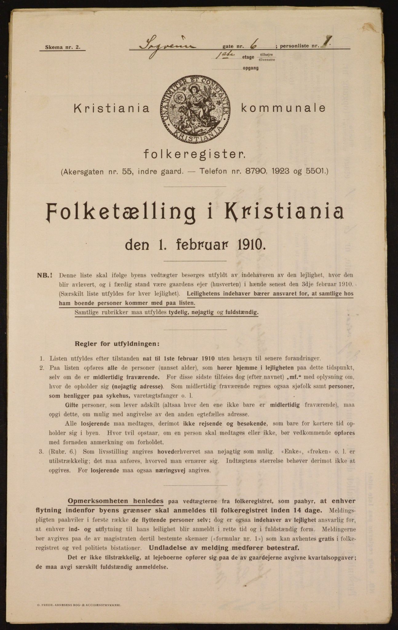 OBA, Kommunal folketelling 1.2.1910 for Kristiania, 1910, s. 82741