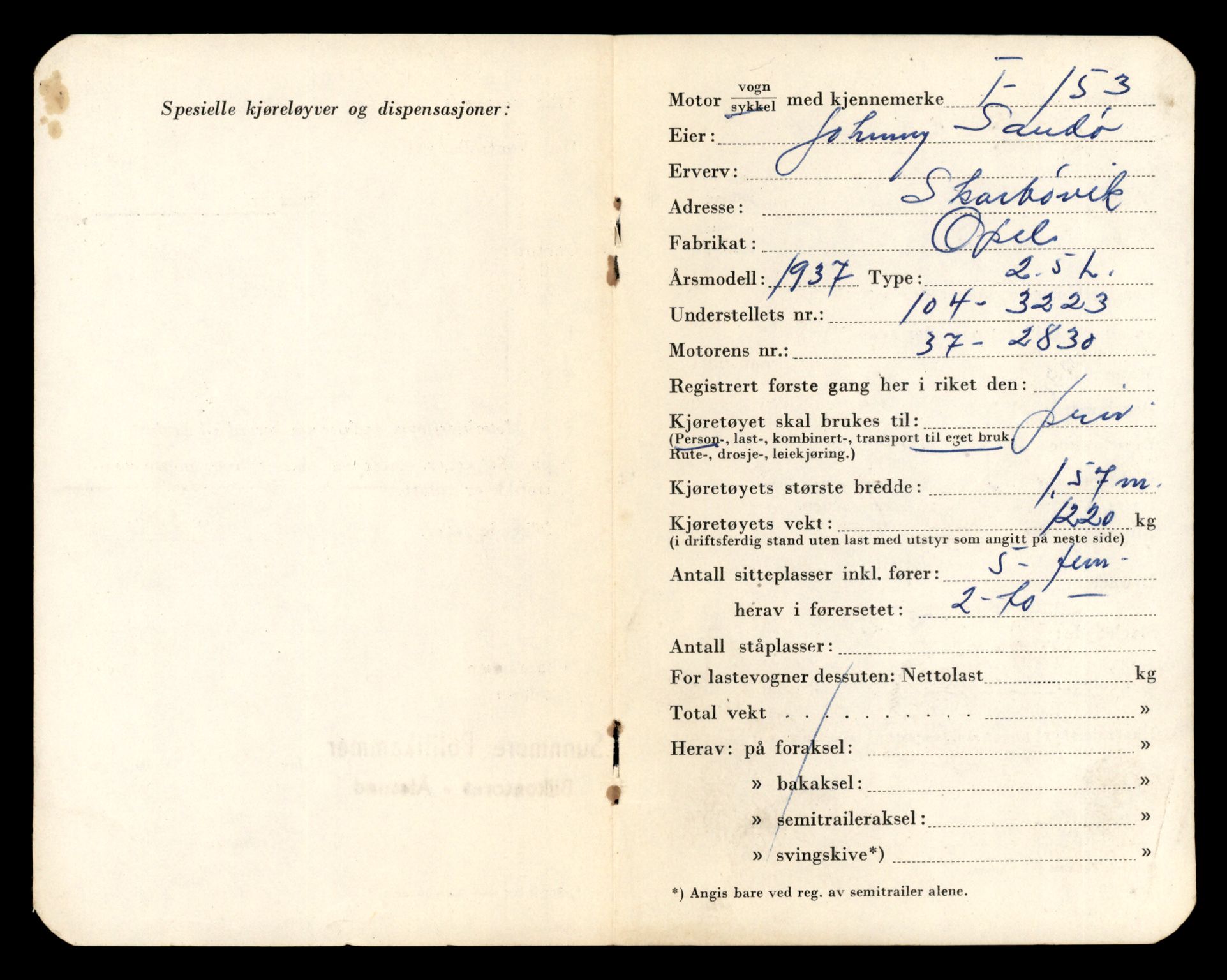 Møre og Romsdal vegkontor - Ålesund trafikkstasjon, AV/SAT-A-4099/F/Fe/L0048: Registreringskort for kjøretøy T 14721 - T 14863, 1927-1998, s. 2507