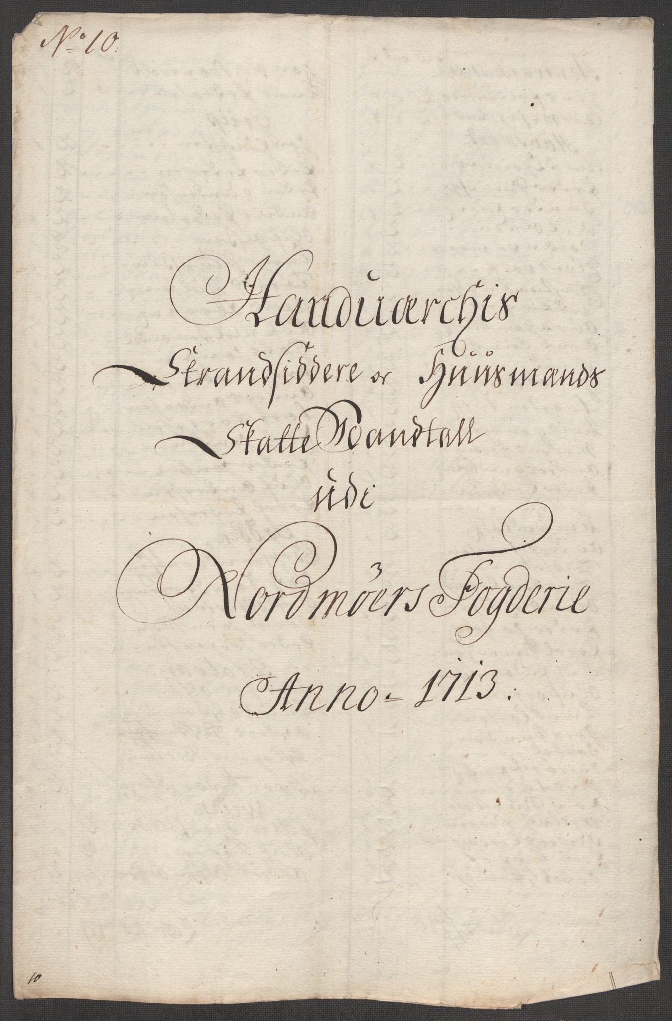 Rentekammeret inntil 1814, Reviderte regnskaper, Fogderegnskap, RA/EA-4092/R56/L3747: Fogderegnskap Nordmøre, 1713, s. 106