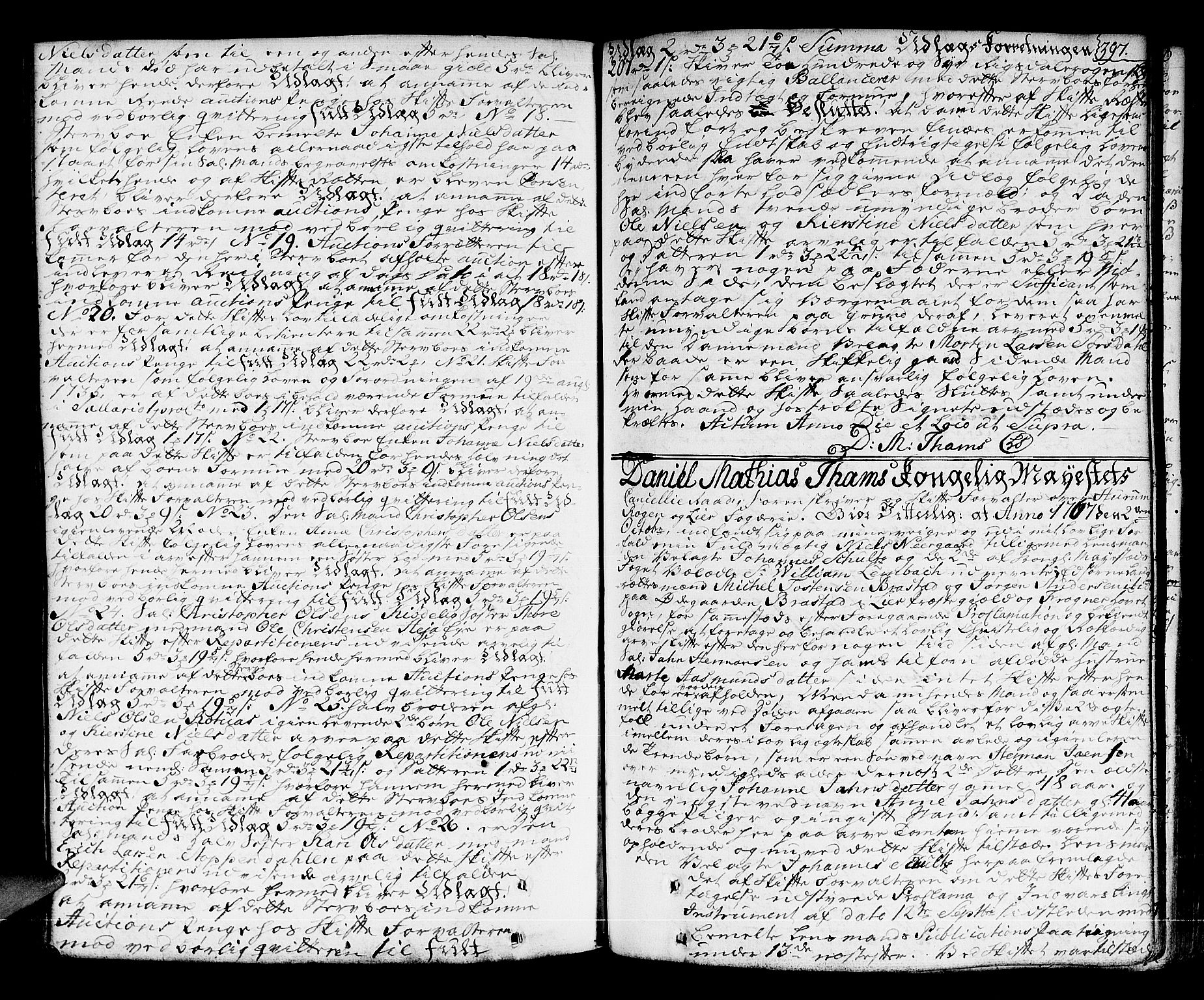 Lier, Røyken og Hurum sorenskriveri, AV/SAKO-A-89/H/Hc/L0005: Skifteprotokoll, 1760-1774, s. 396b-397a