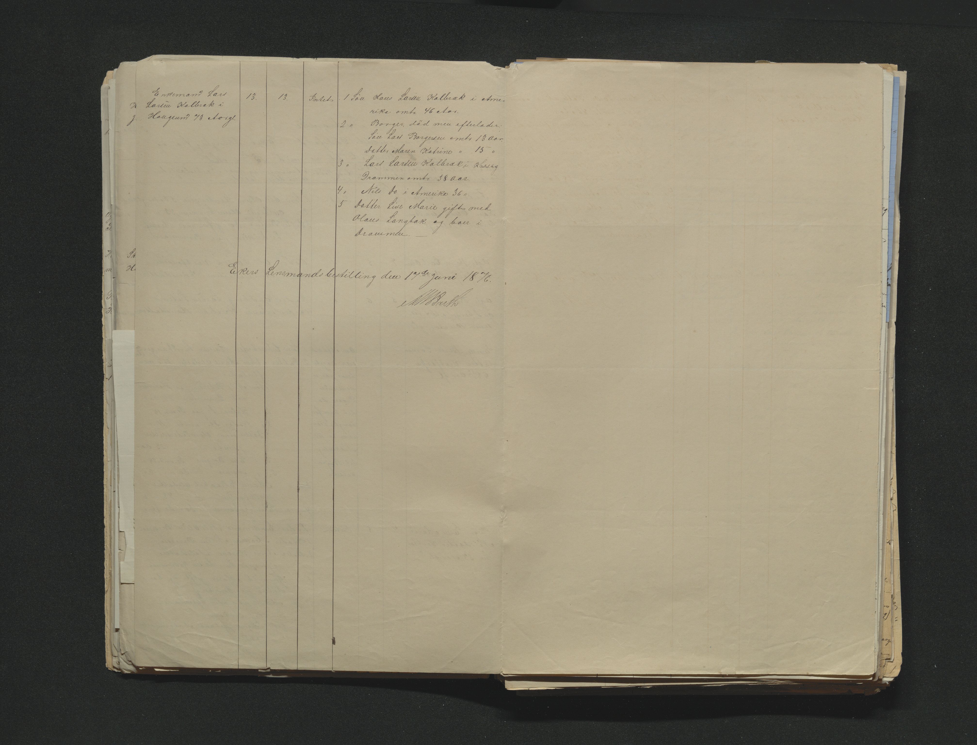 Eiker, Modum og Sigdal sorenskriveri, AV/SAKO-A-123/H/Ha/Hab/L0014: Dødsfallsmeldinger, 1874-1877, s. 387