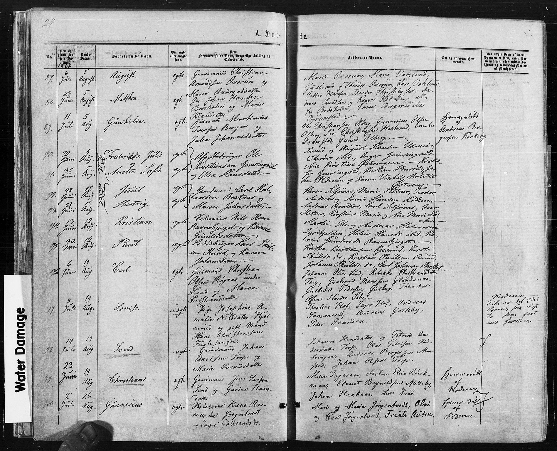 Trøgstad prestekontor Kirkebøker, AV/SAO-A-10925/F/Fa/L0009: Ministerialbok nr. I 9, 1865-1877, s. 24