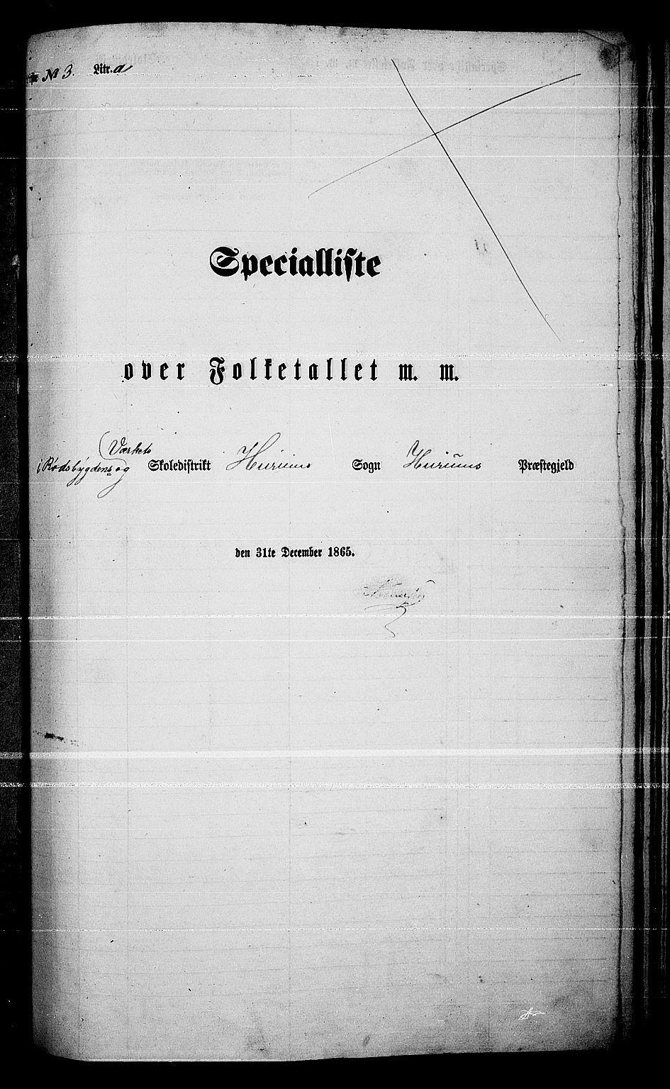 RA, Folketelling 1865 for 0628P Hurum prestegjeld, 1865, s. 58