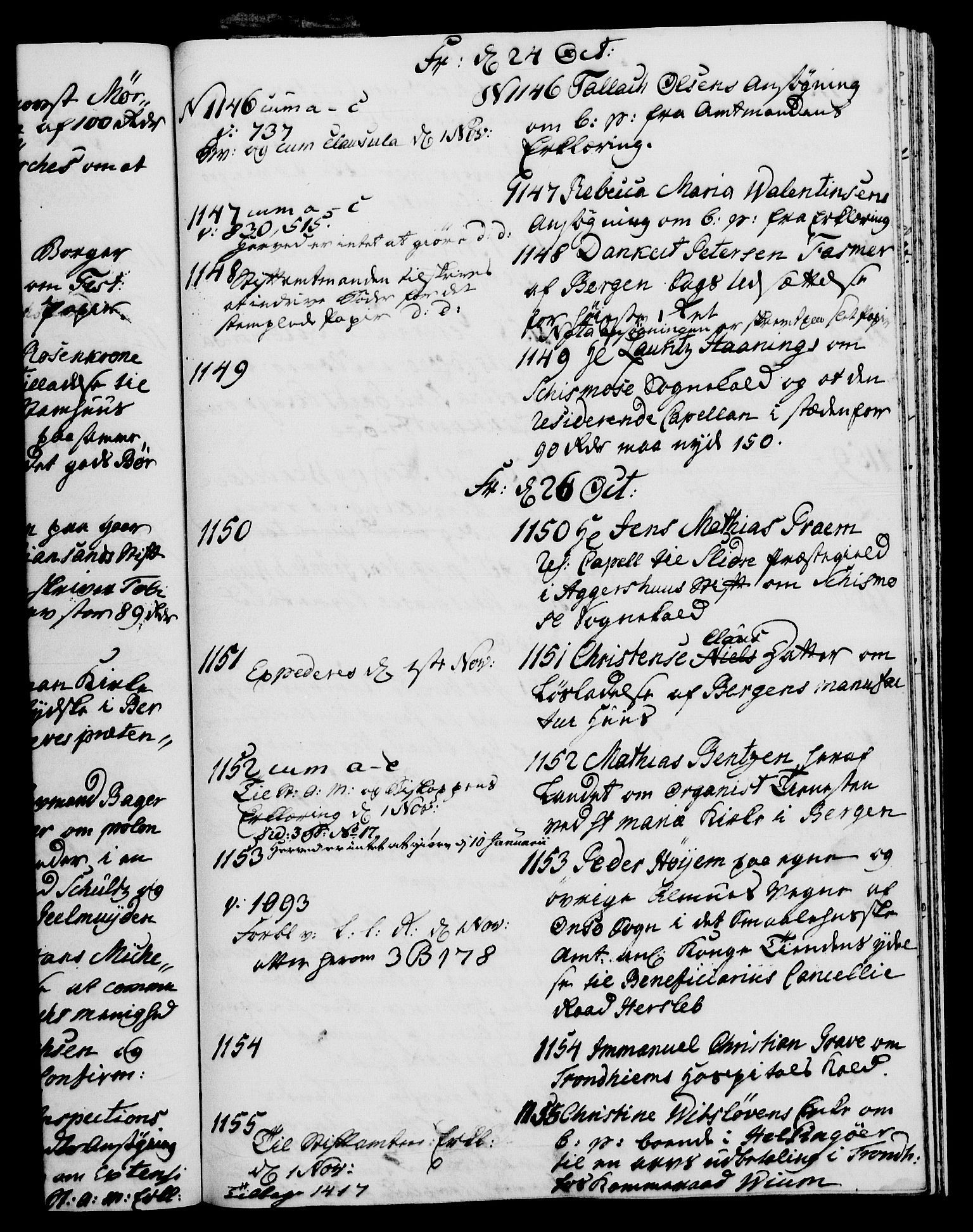 Danske Kanselli 1572-1799, RA/EA-3023/I/Ia/L0001: 3. departements journal, 1771