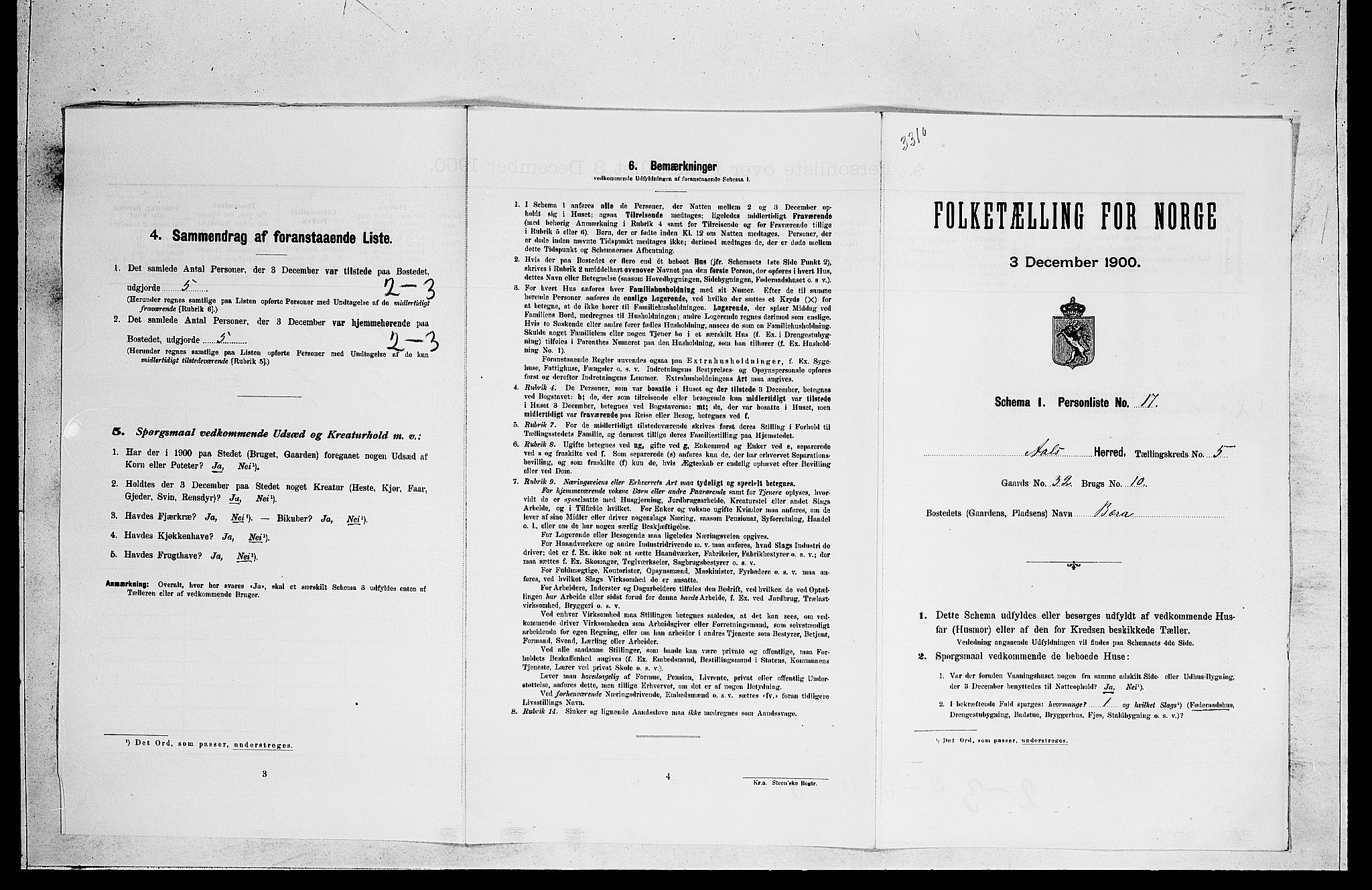 RA, Folketelling 1900 for 0619 Ål herred, 1900, s. 495