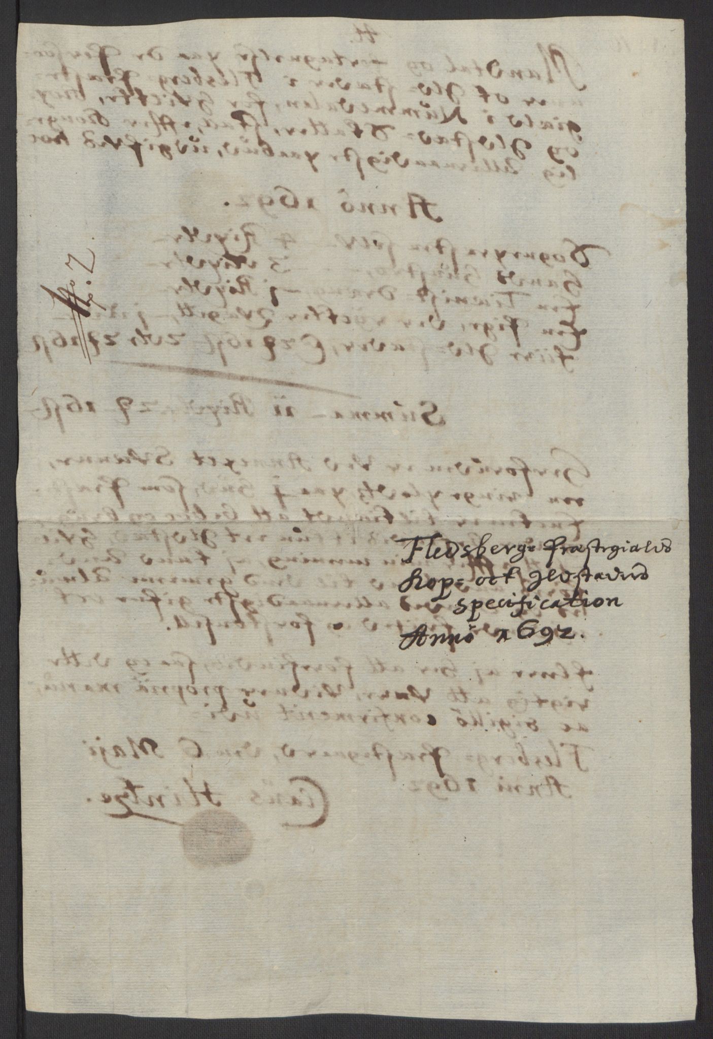 Rentekammeret inntil 1814, Reviderte regnskaper, Fogderegnskap, RA/EA-4092/R24/L1575: Fogderegnskap Numedal og Sandsvær, 1692-1695, s. 113