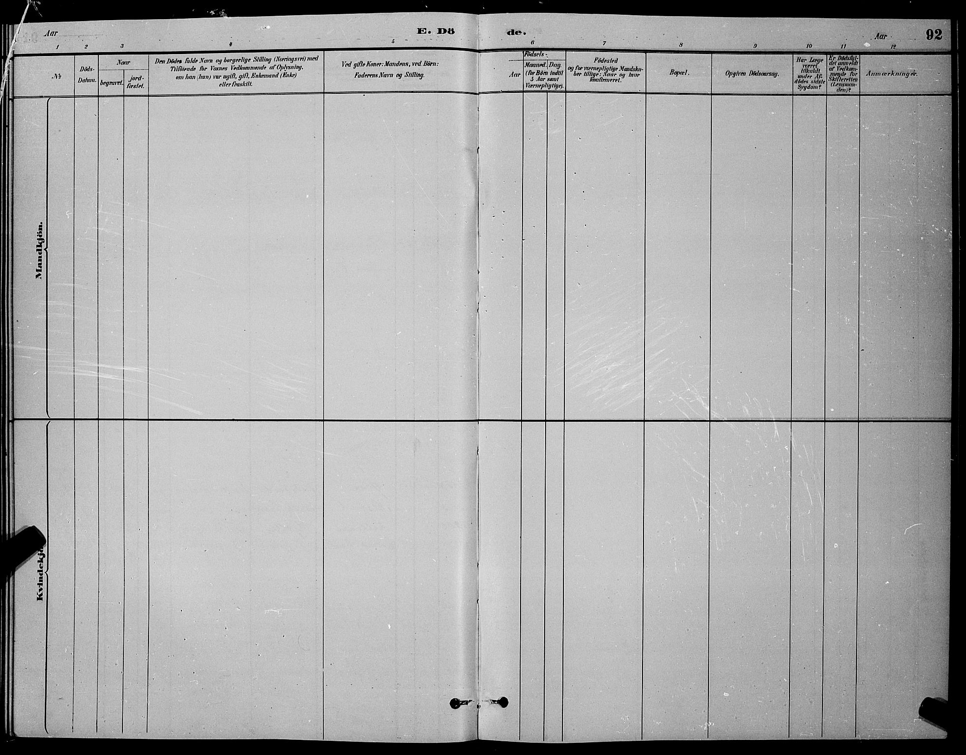 Ministerialprotokoller, klokkerbøker og fødselsregistre - Møre og Romsdal, AV/SAT-A-1454/519/L0263: Klokkerbok nr. 519C04, 1885-1892, s. 92