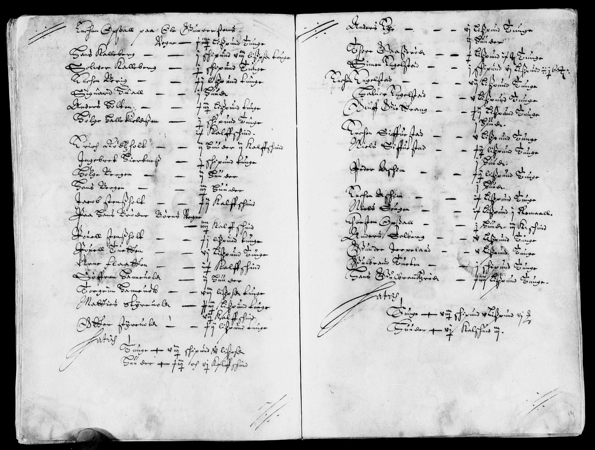 Rentekammeret inntil 1814, Reviderte regnskaper, Lensregnskaper, AV/RA-EA-5023/R/Rb/Rbo/L0025: Tønsberg len, 1643-1645