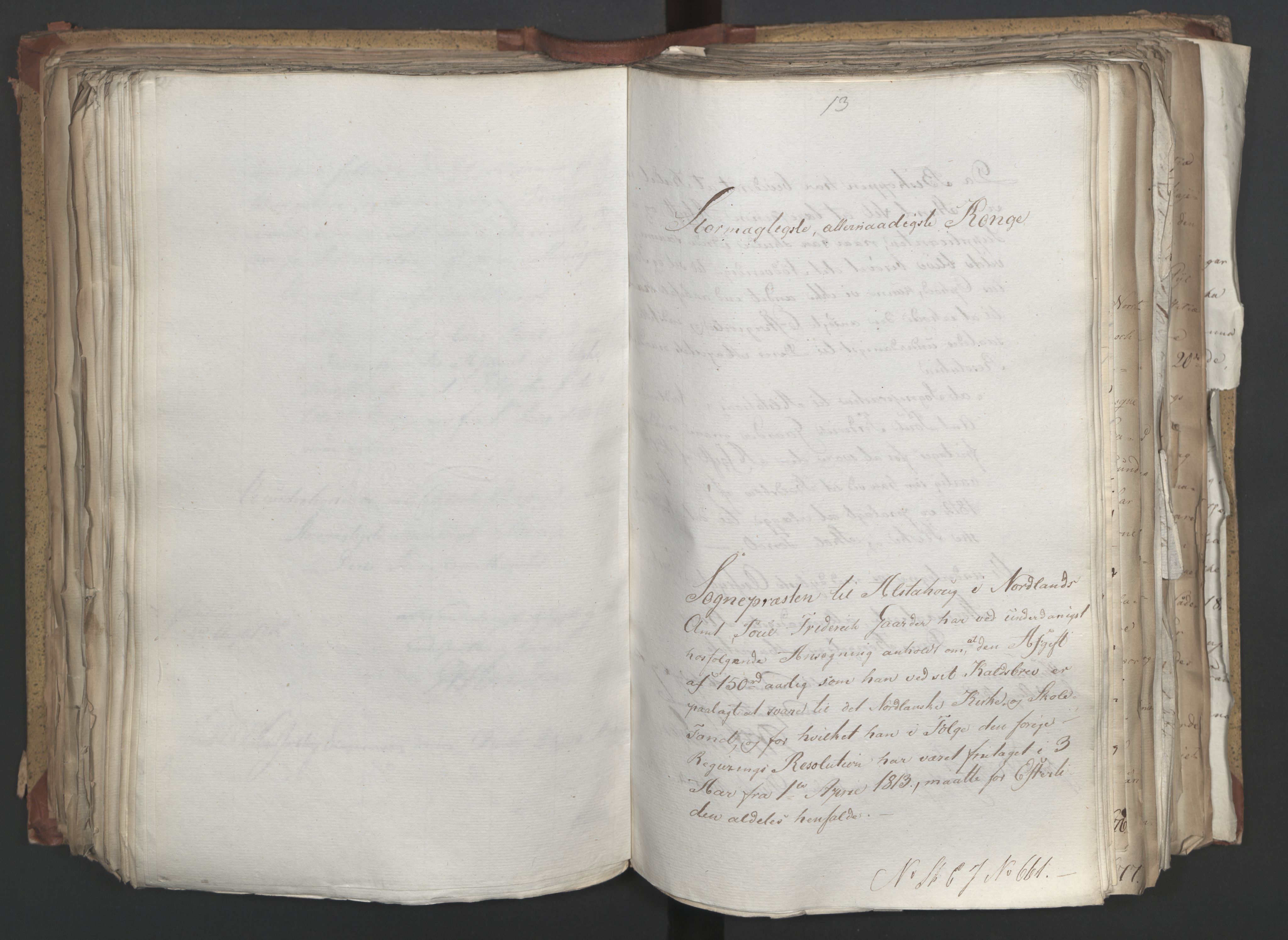 Statsrådsavdelingen i Stockholm, AV/RA-S-1003/D/Da/L0003: Regjeringsinnstillinger nr. 519-787, 1815, s. 291