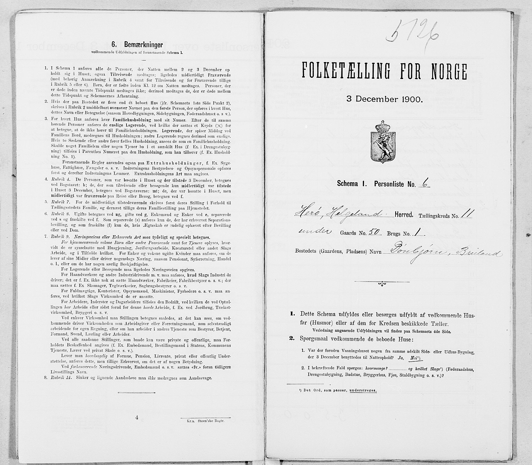 SAT, Folketelling 1900 for 1818 Herøy herred, 1900, s. 1010