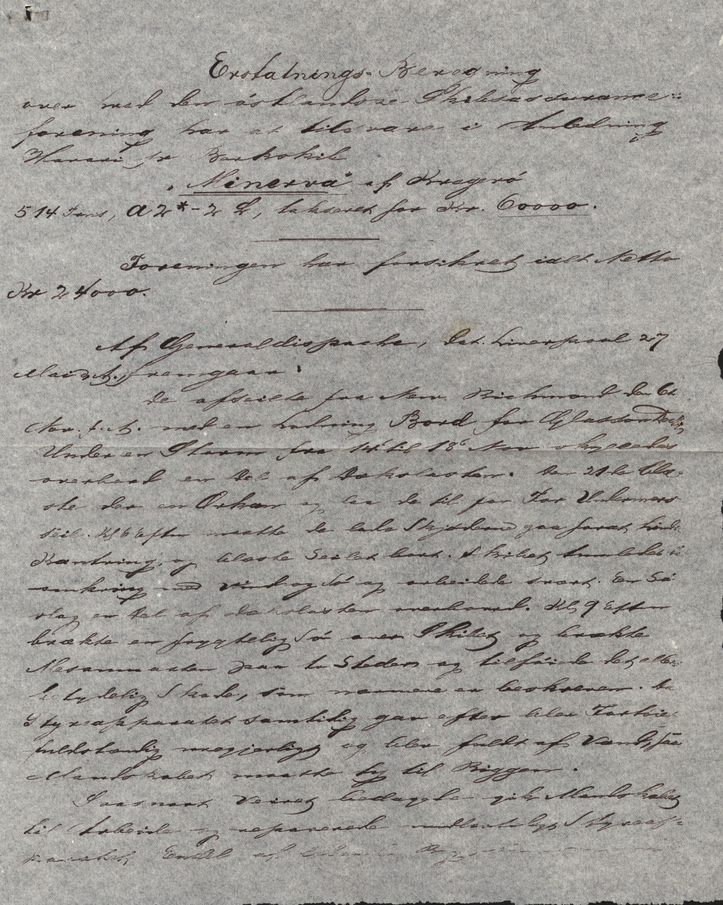 Pa 63 - Østlandske skibsassuranceforening, VEMU/A-1079/G/Ga/L0014/0002: Havaridokumenter / Mjølner, Minerva, Mandarin, Mexico, 1881, s. 7