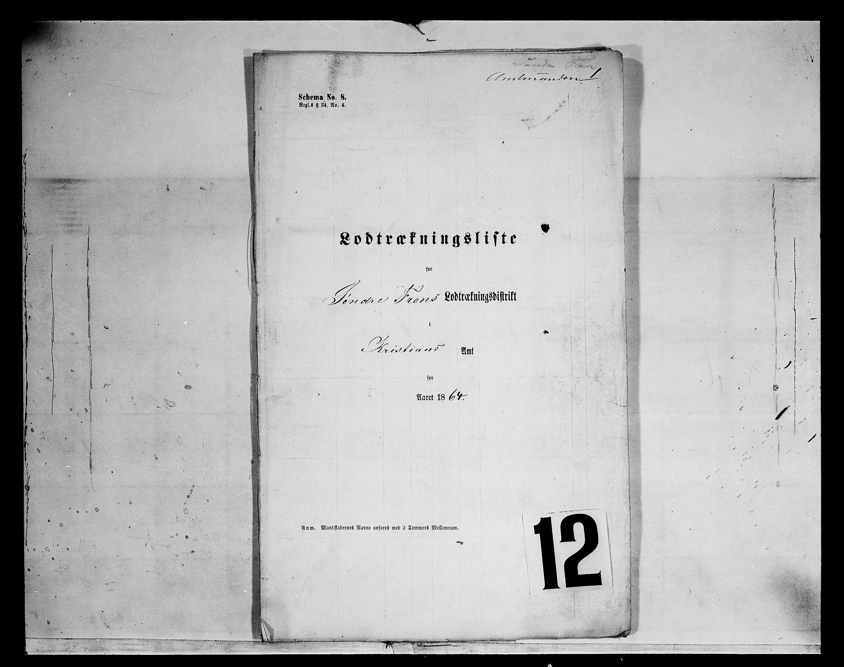 Fylkesmannen i Oppland, AV/SAH-FYO-002/1/K/Kg/L1174: Fron, Nordre og Søndre Fron, Vågå, 1860-1879, s. 35